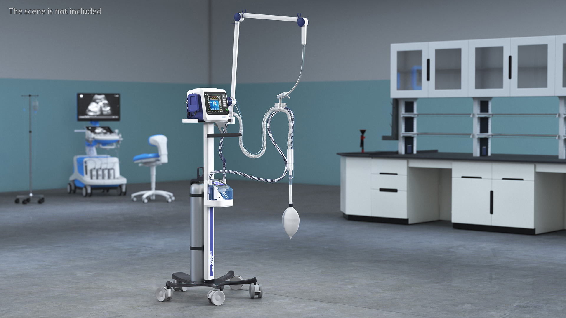 Mechanical Ventilation Apparatus HAMILTON-C1 3D model