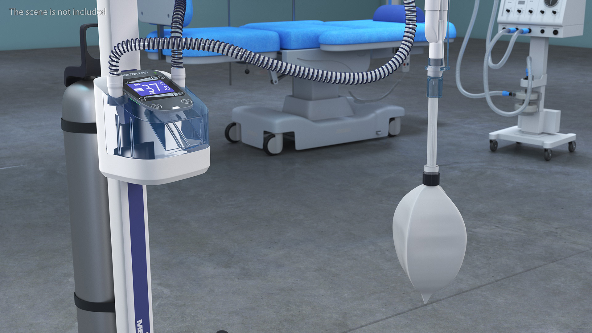 Mechanical Ventilation Apparatus HAMILTON-C1 3D model