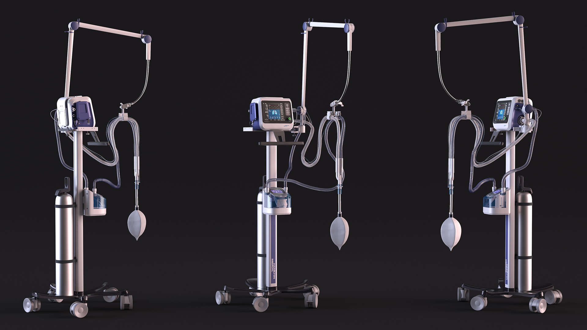 Mechanical Ventilation Apparatus HAMILTON-C1 3D model