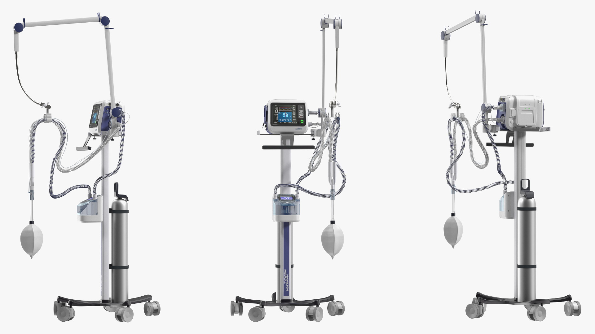 Mechanical Ventilation Apparatus HAMILTON-C1 3D model