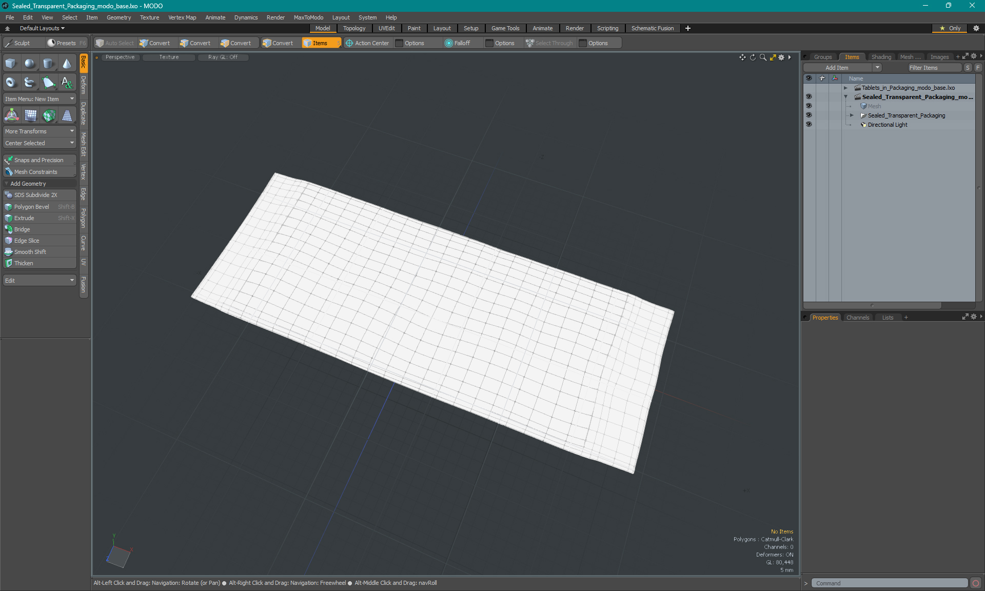 3D model Tablets in Packaging