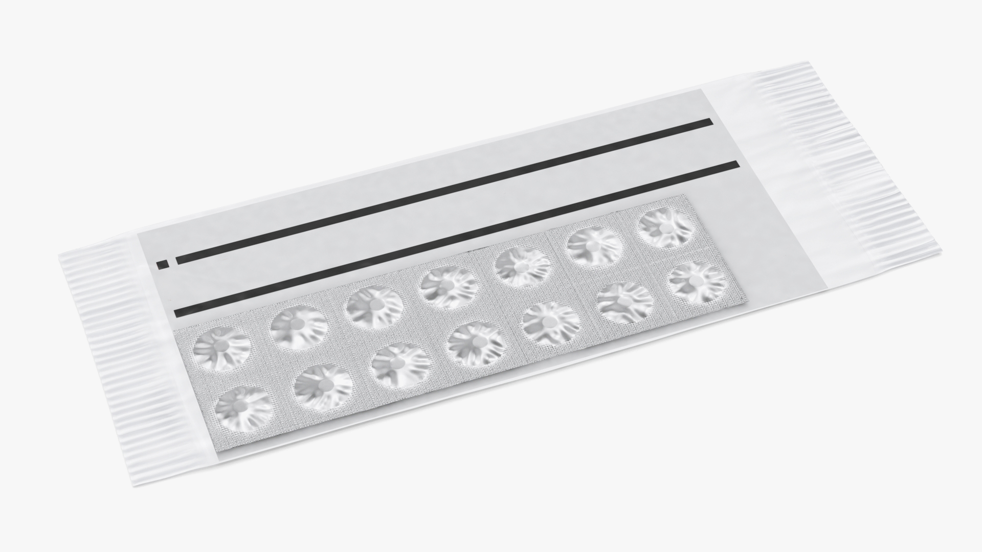 3D model Tablets in Packaging