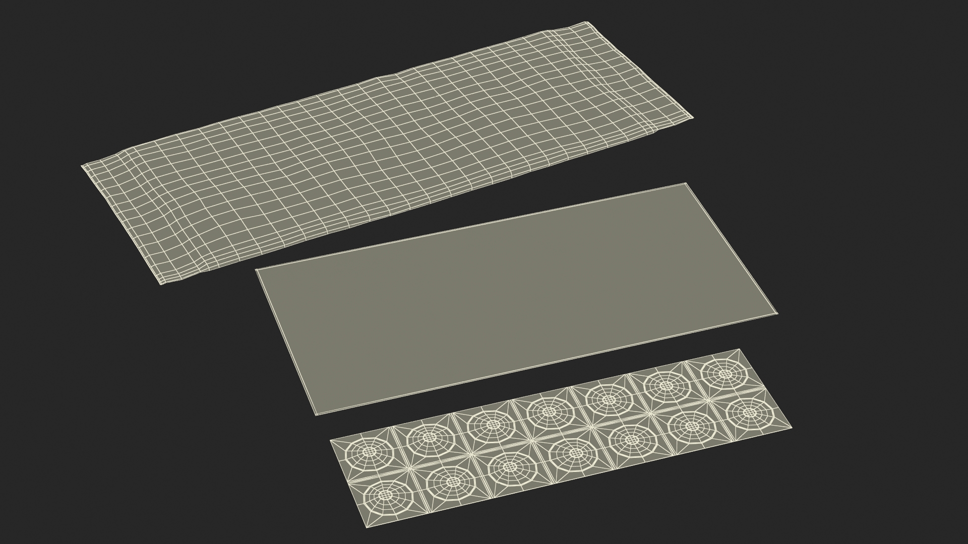 3D model Tablets in Packaging