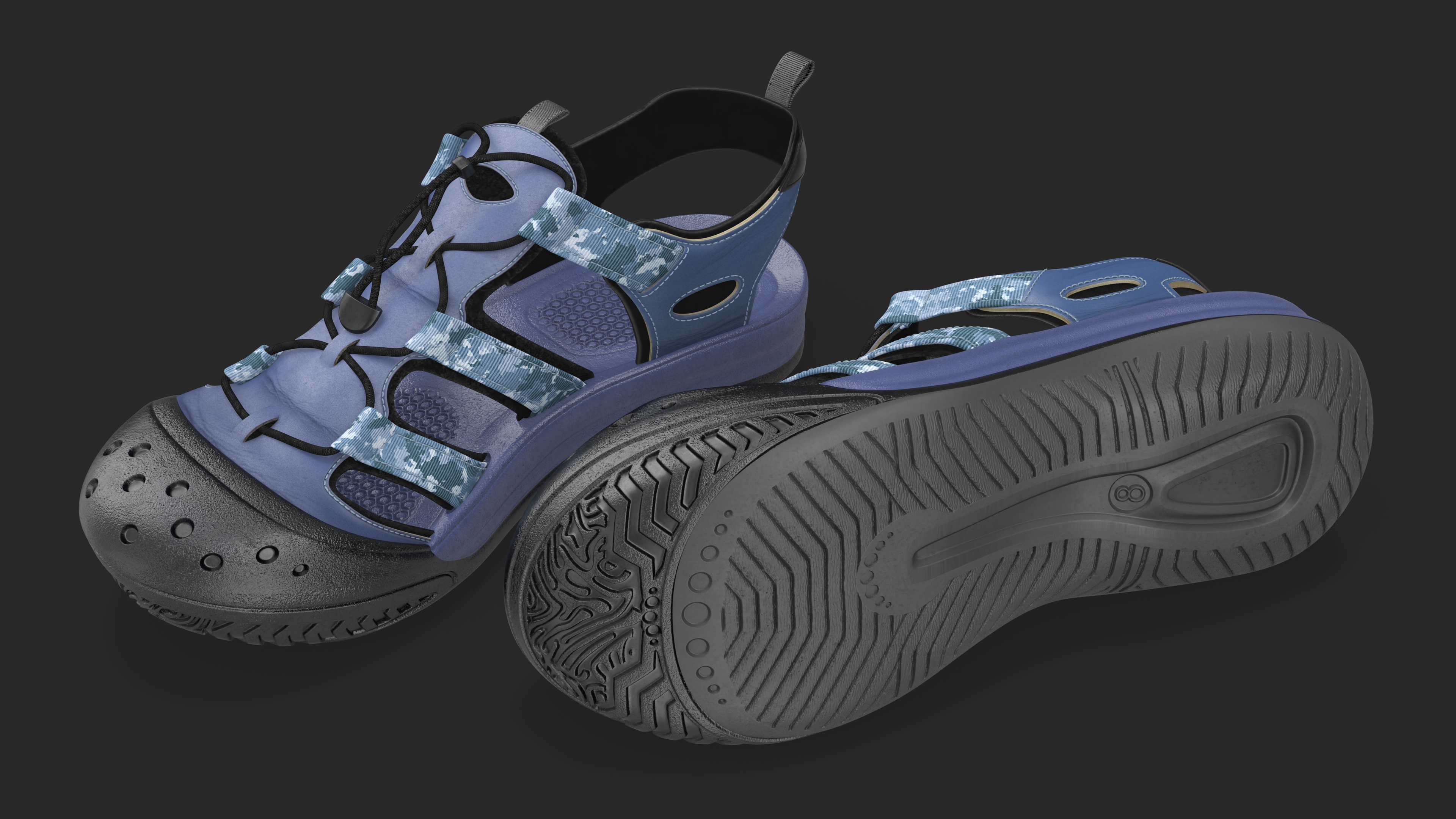 3D model Outdoor Adventure Sandals