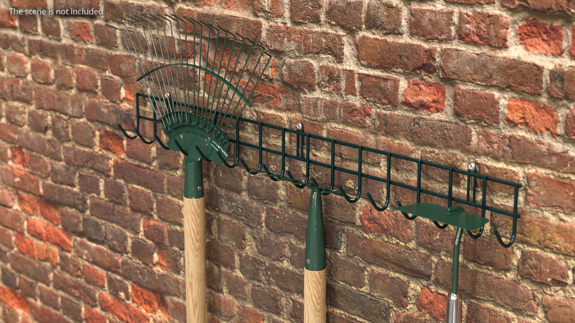 3D Wall Mounted Garage Storage Hooks model
