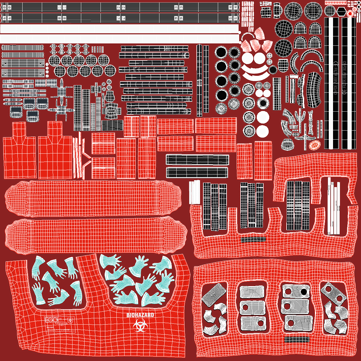 3D model Bioprotection Transport System
