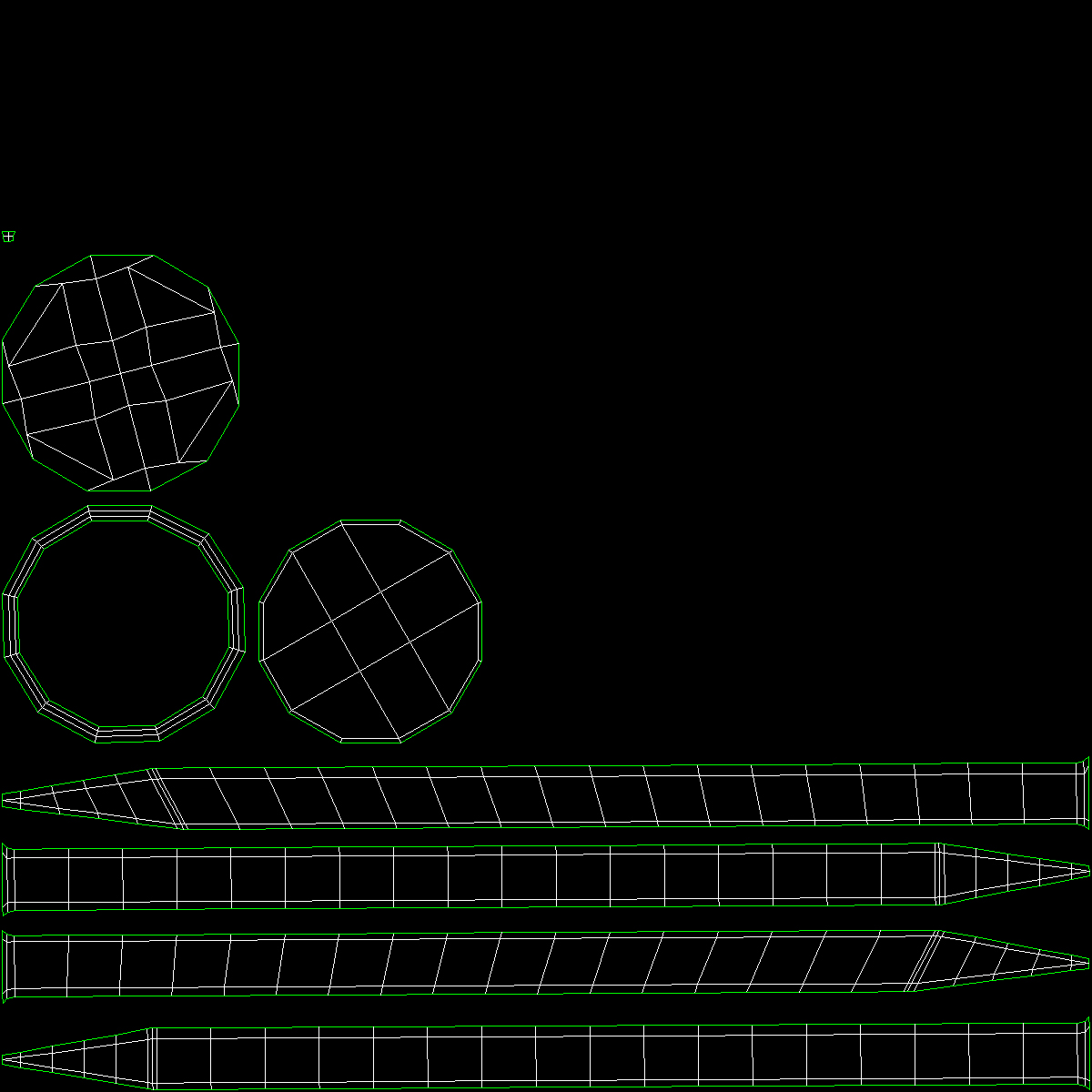 3D model Hardboard Nails