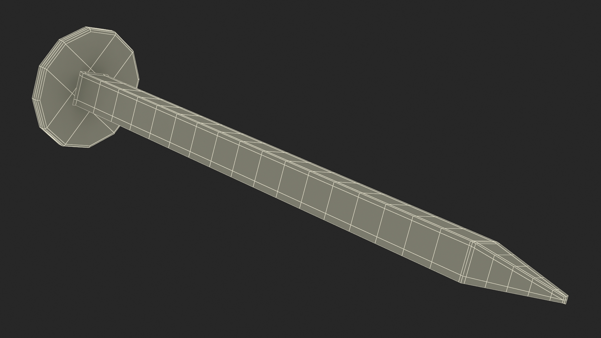 3D model Hardboard Nails