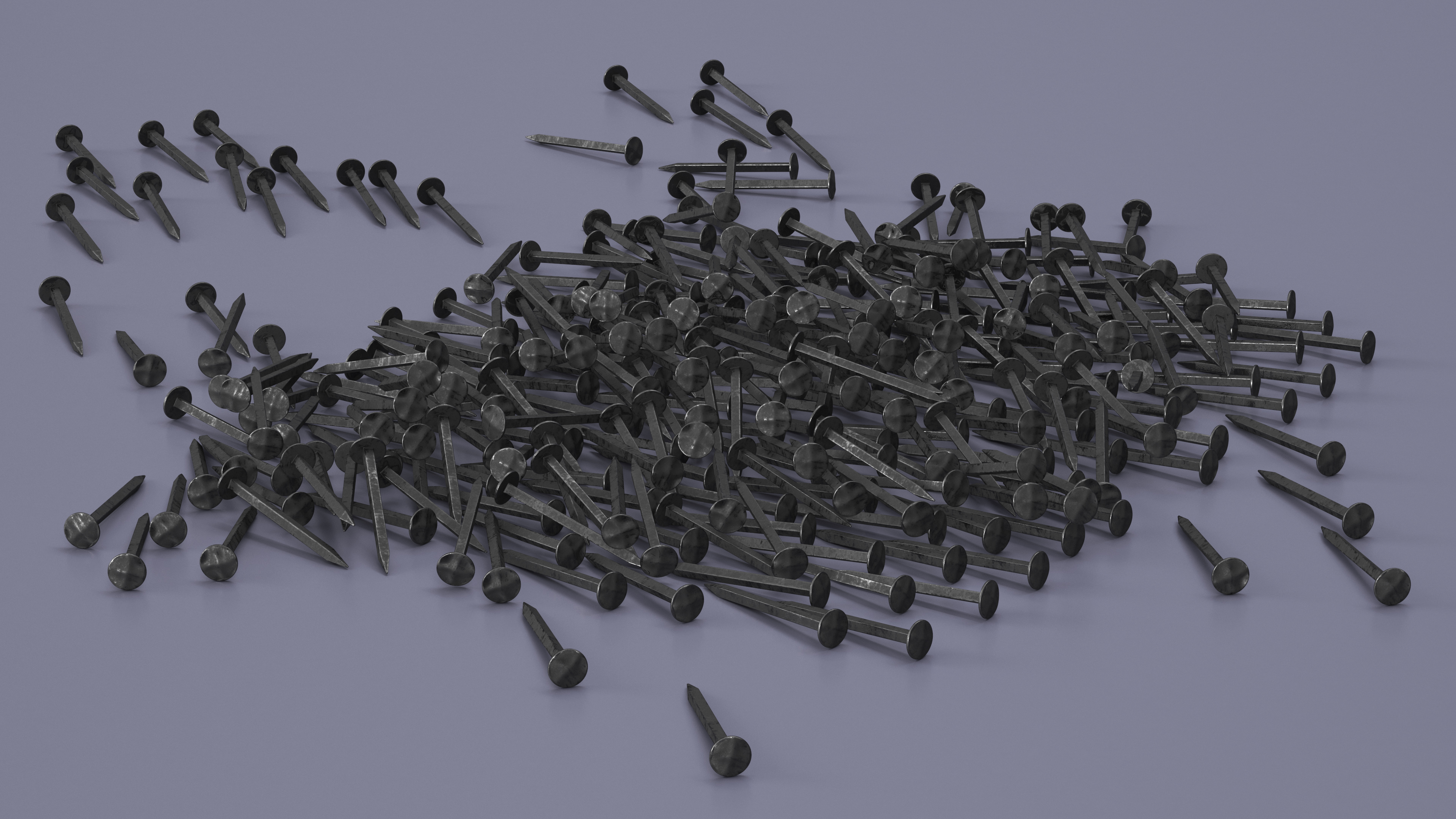 3D model Hardboard Nails