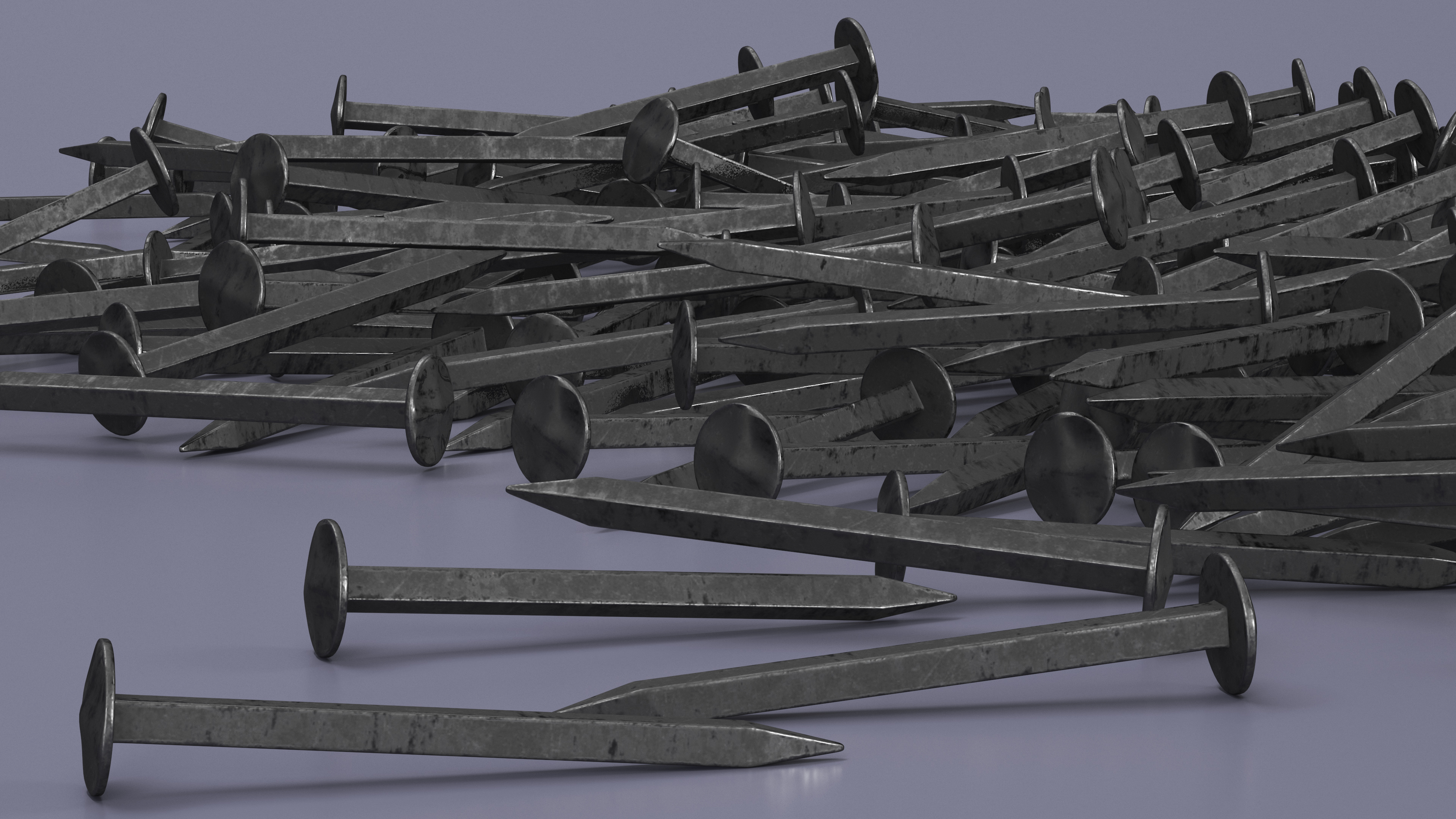 3D model Hardboard Nails
