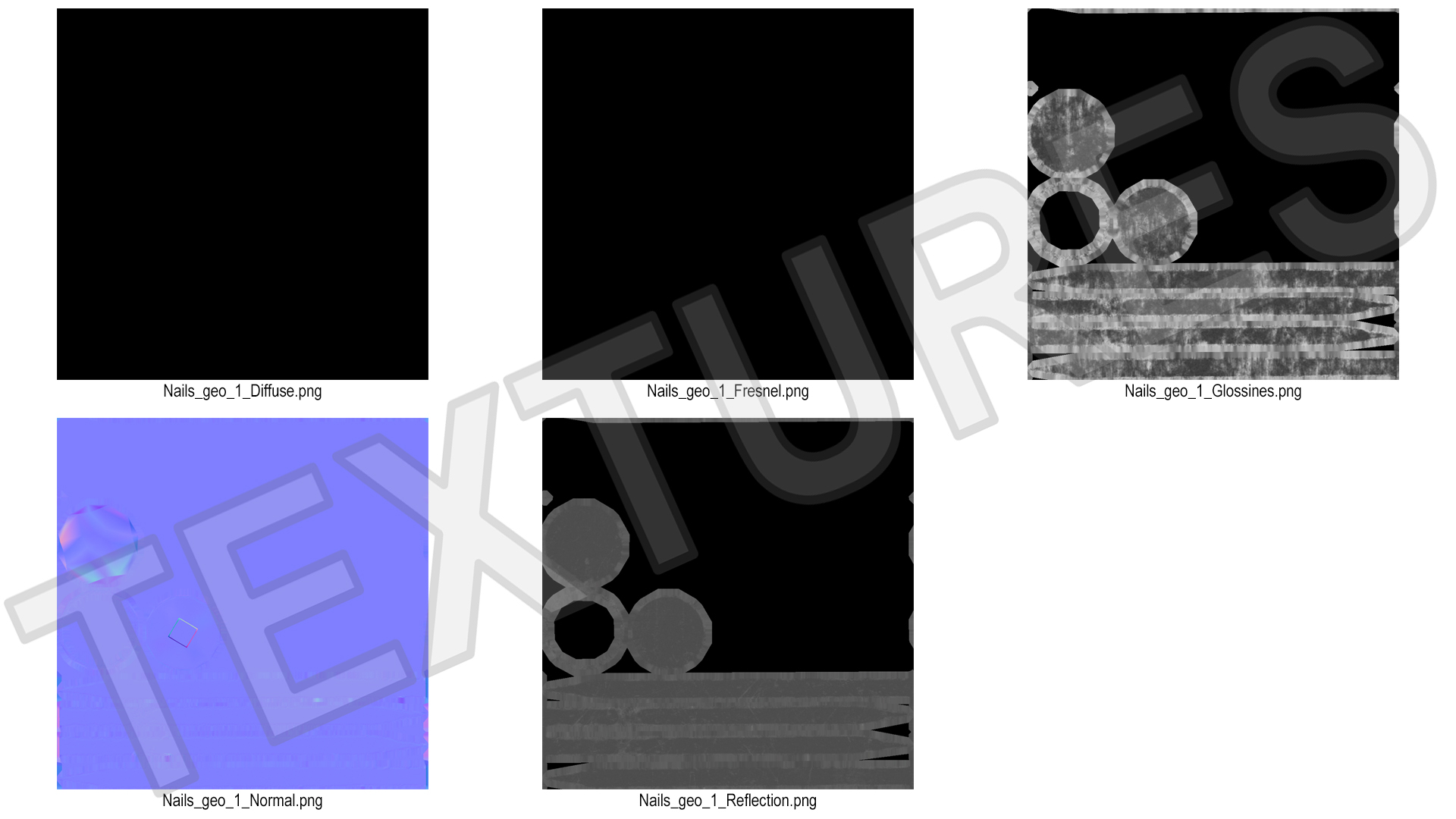 3D model Hardboard Nails
