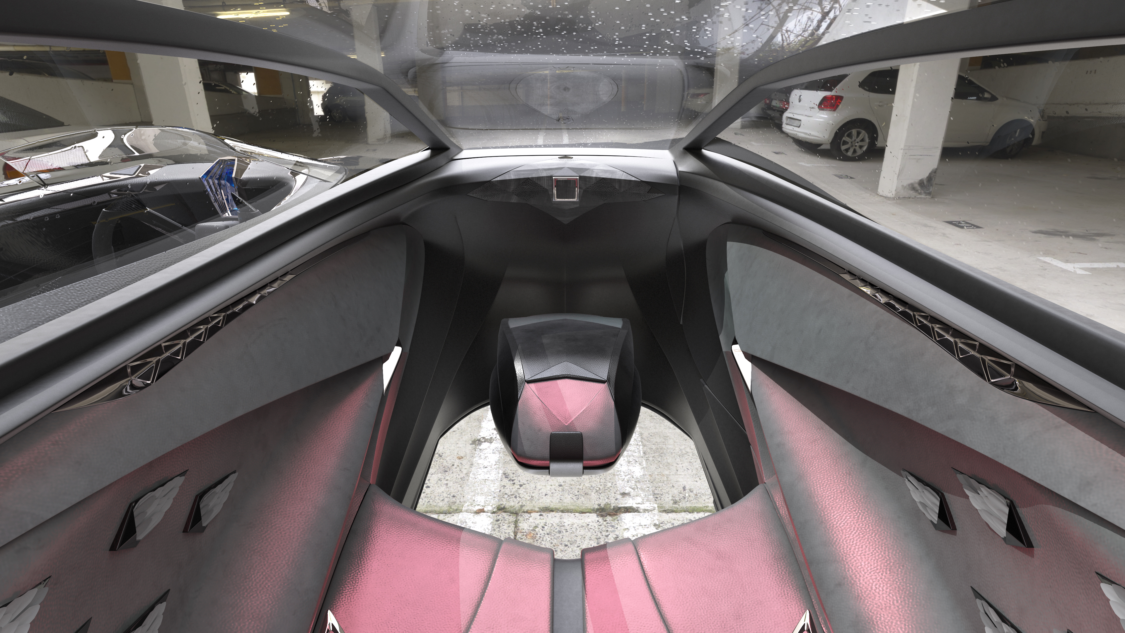 3D Futuristic Design Car