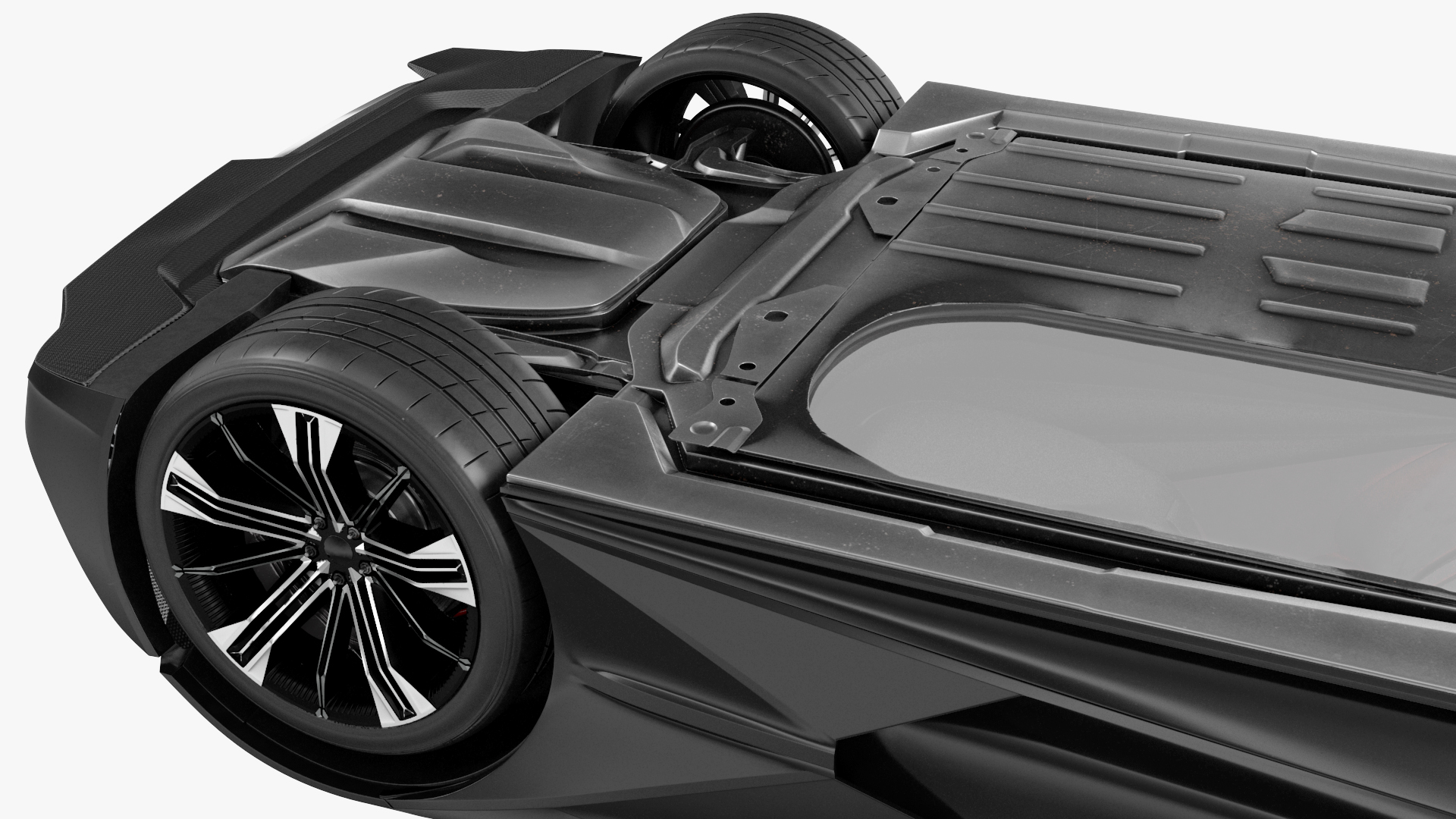 3D Futuristic Design Car