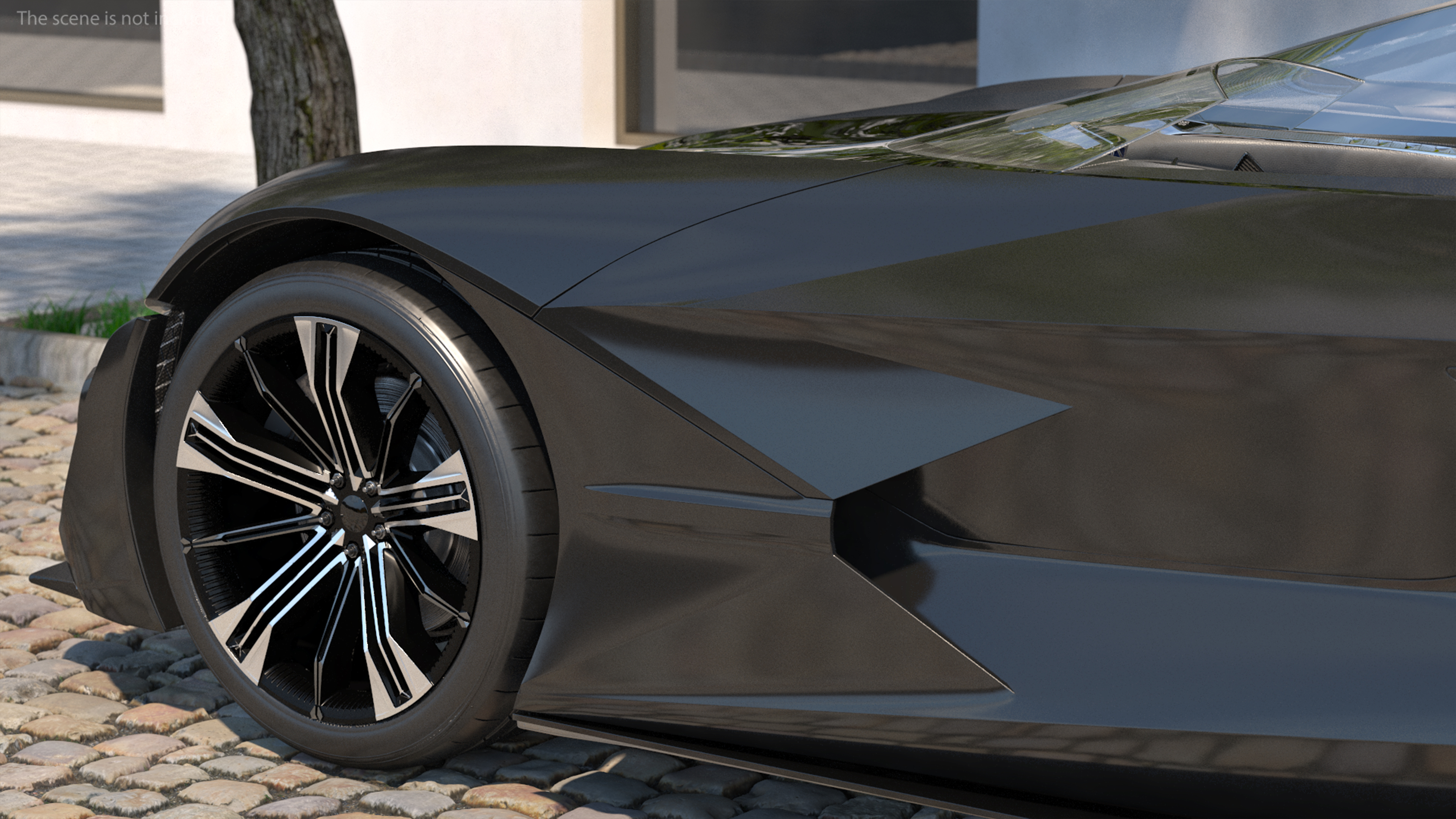 3D Futuristic Design Car