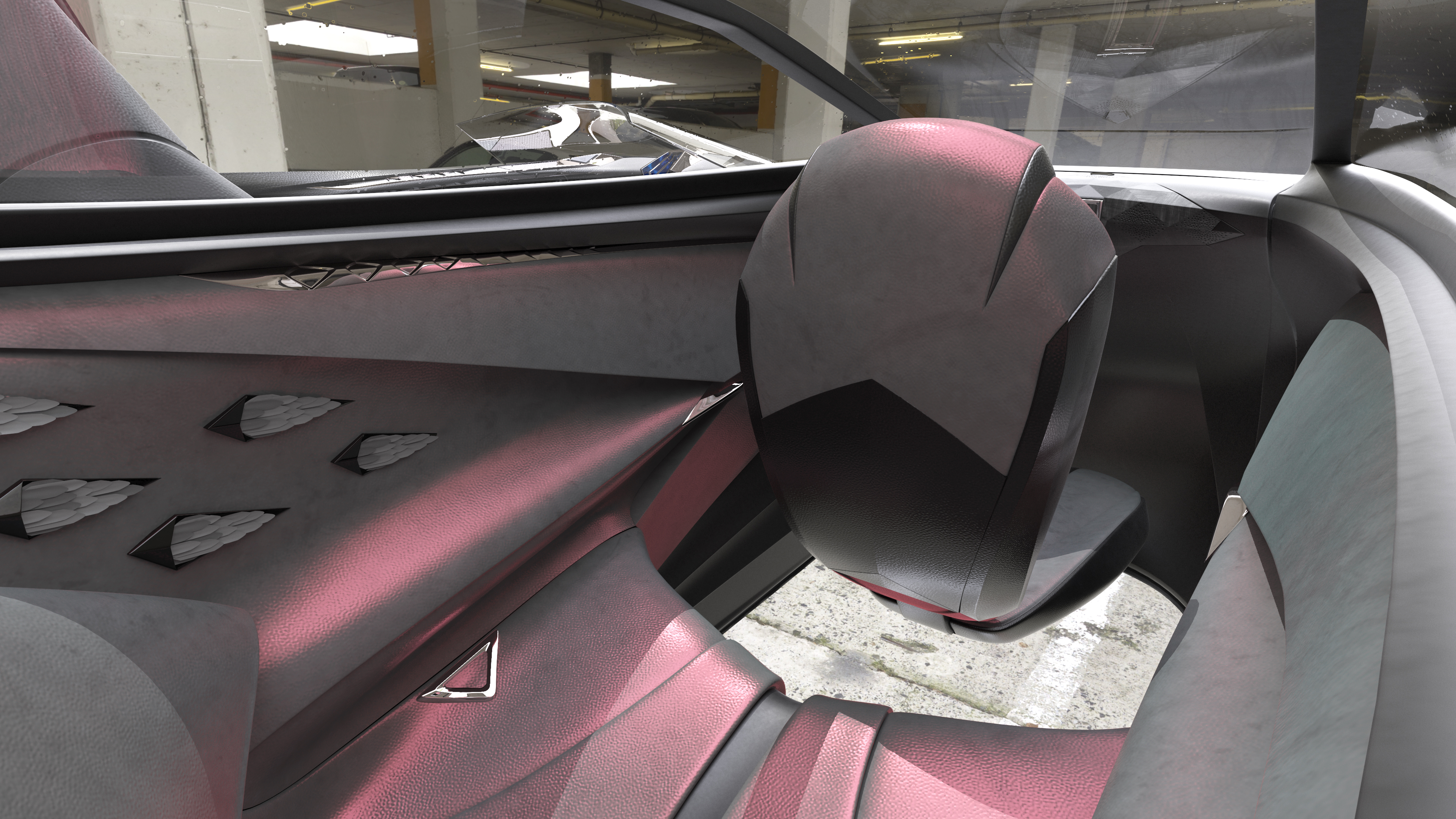 3D Futuristic Design Car