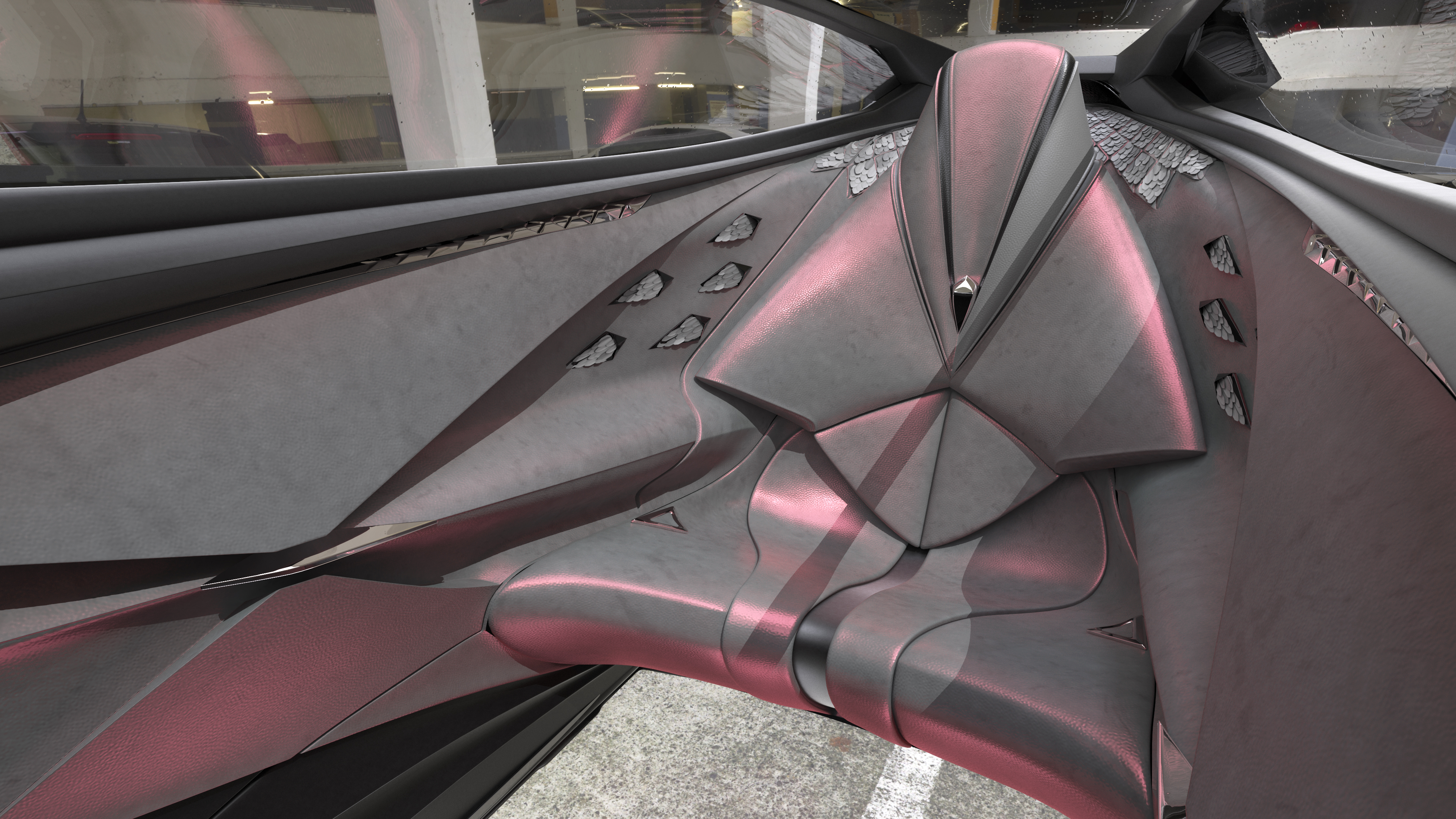 3D Futuristic Design Car