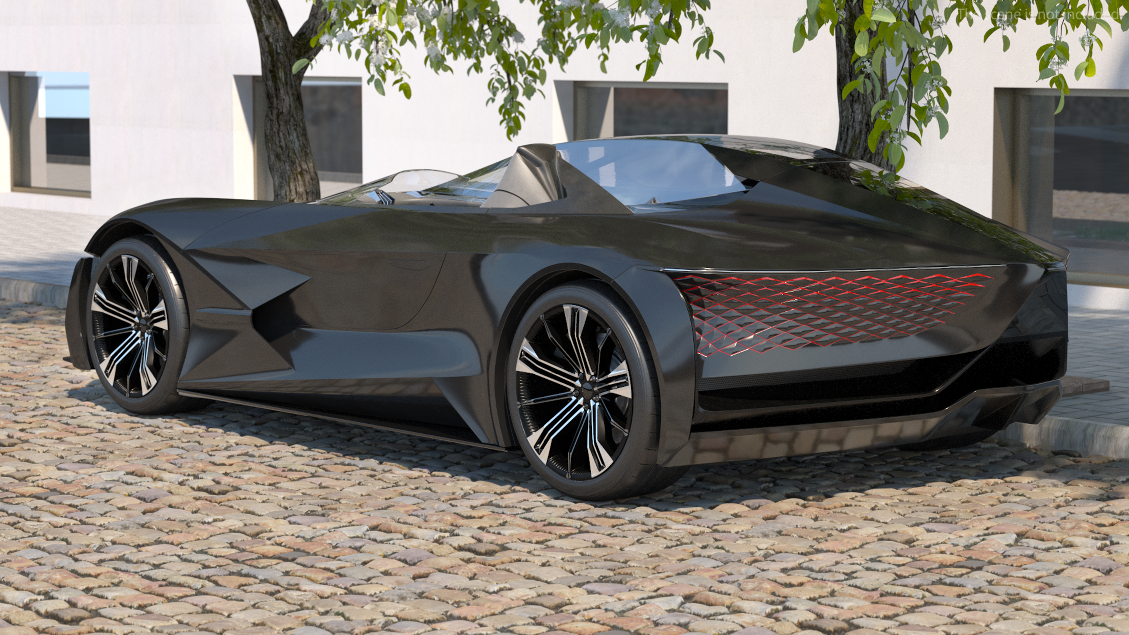 3D Futuristic Design Car