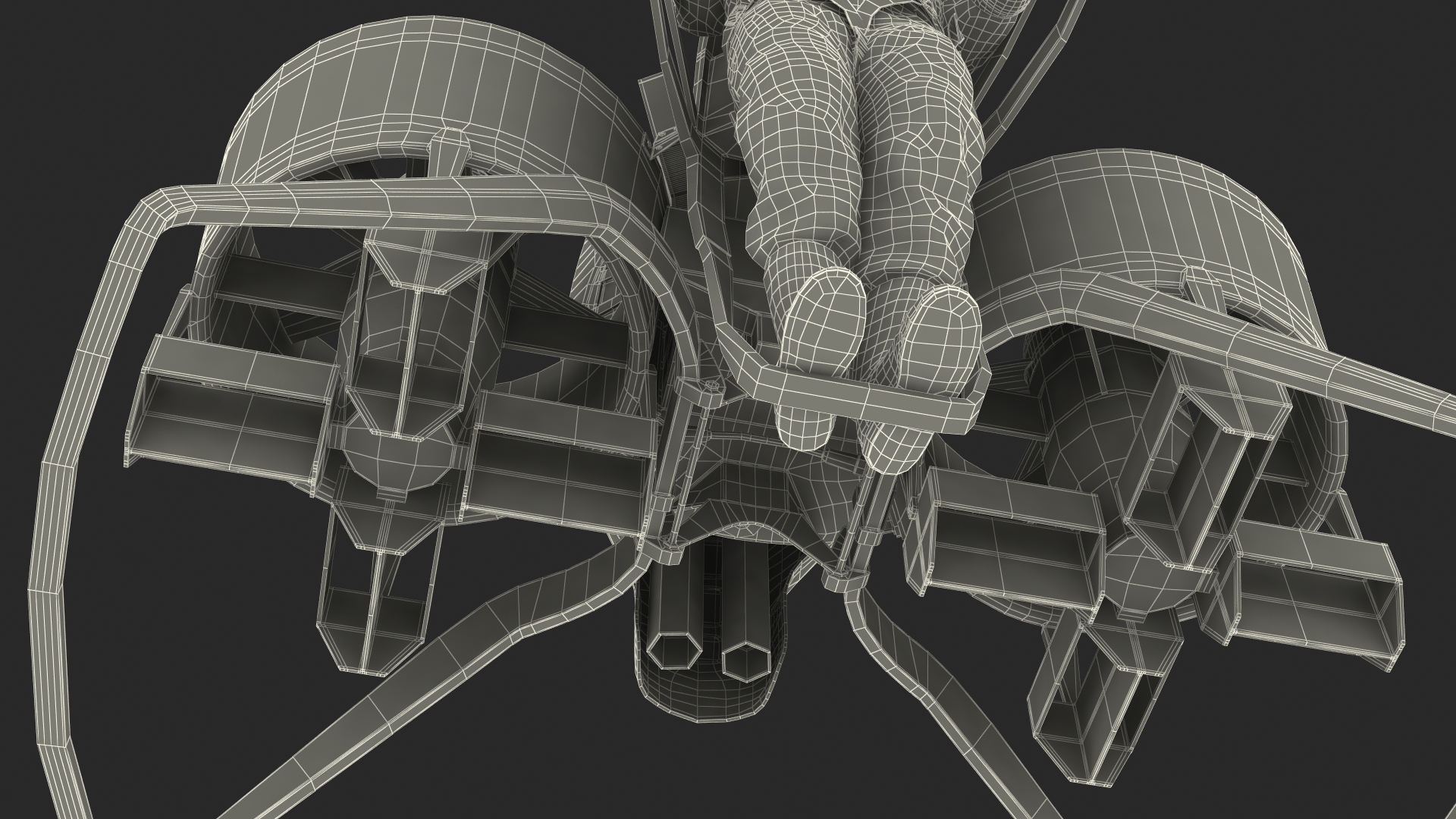 3D model Martin JetPack With Pilot