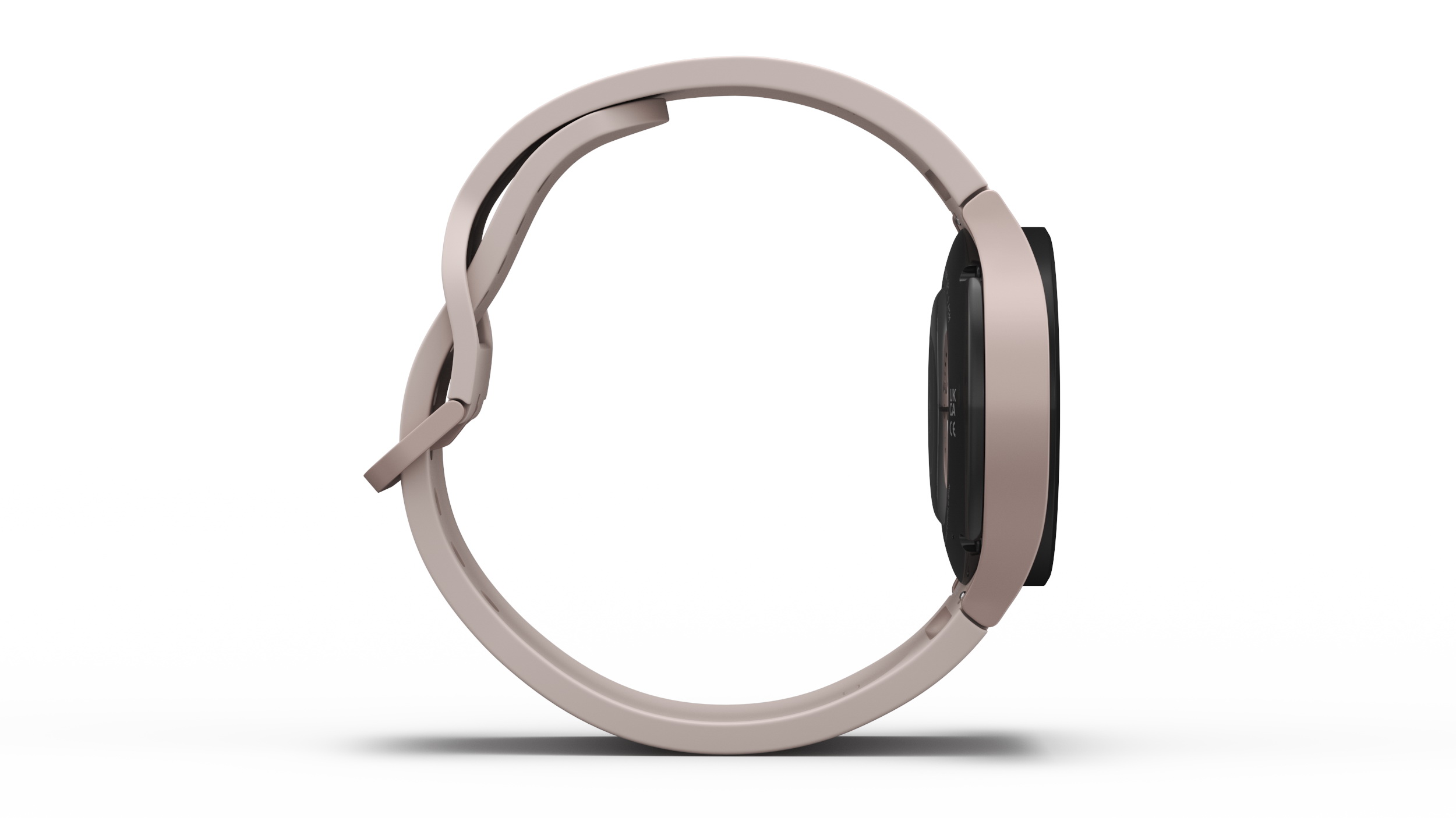 3D Pink Gold Samsung Galaxy Watch 5 small 40mm model