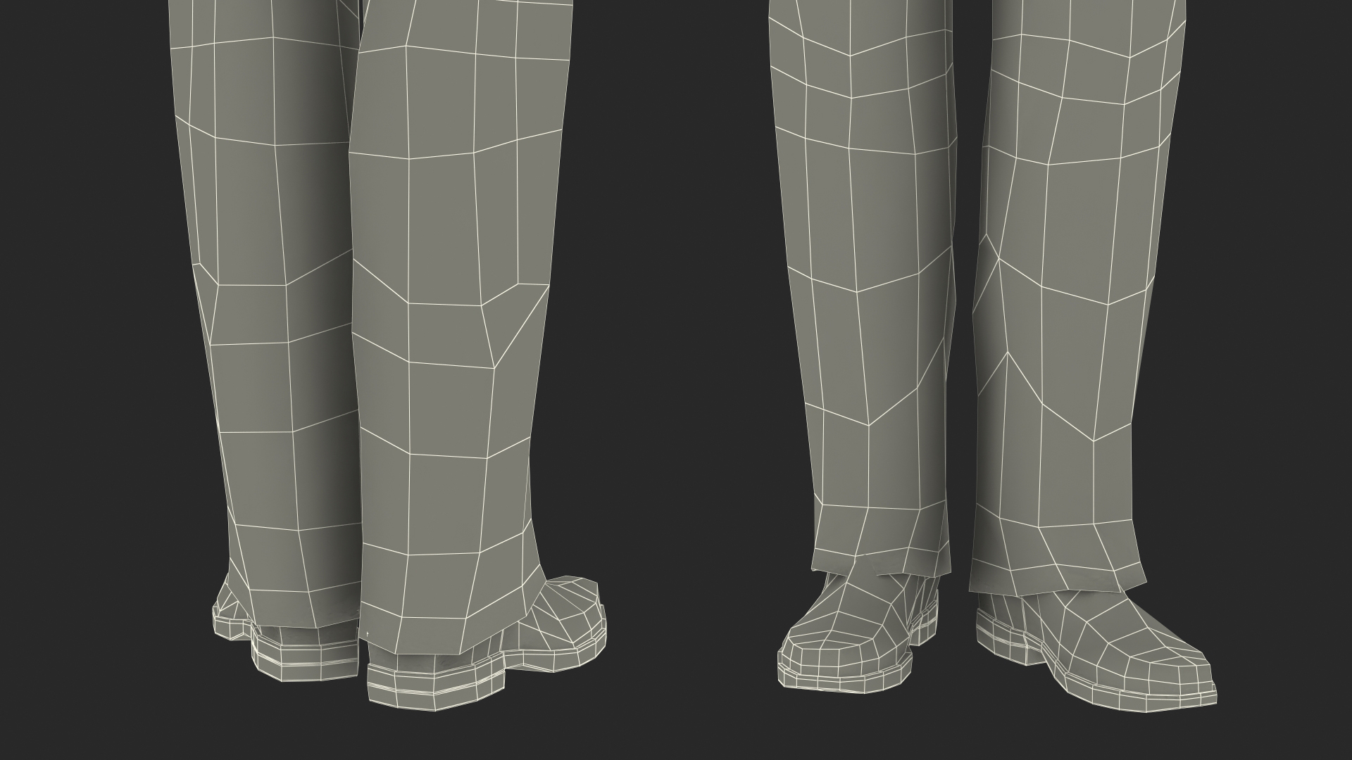 Asian Man Tunic Business Suit 3D model