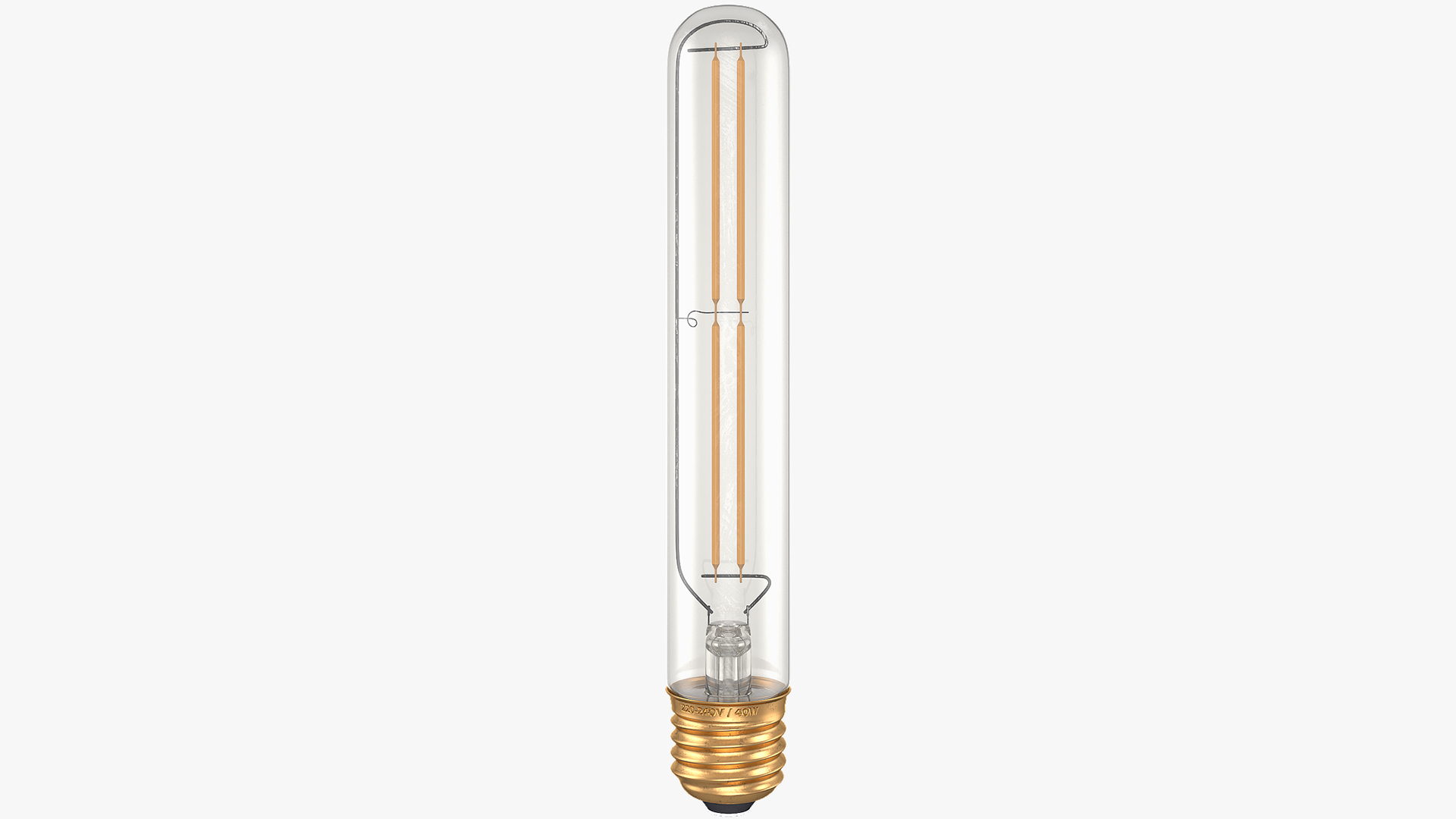 3D model T30 LED Vintage Edison Bulb Old Filament Lamp