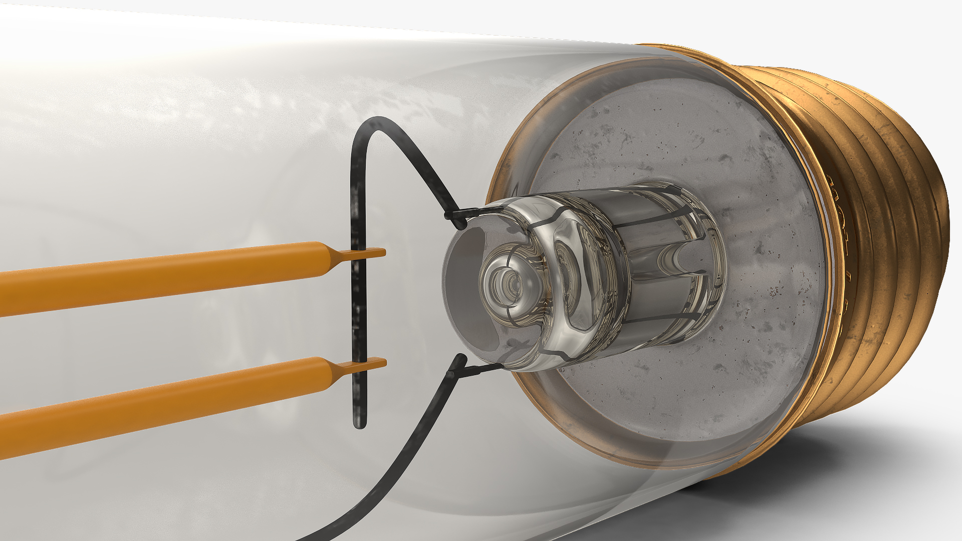 3D model T30 LED Vintage Edison Bulb Old Filament Lamp