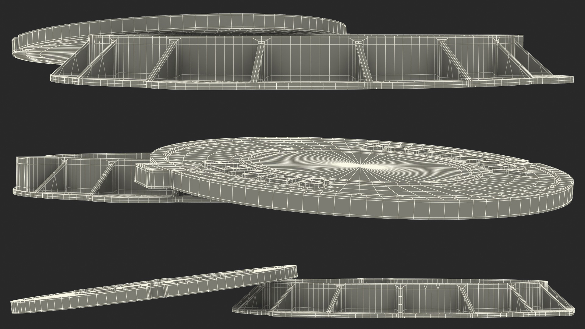 3D Rusty Sewer Cover Lid