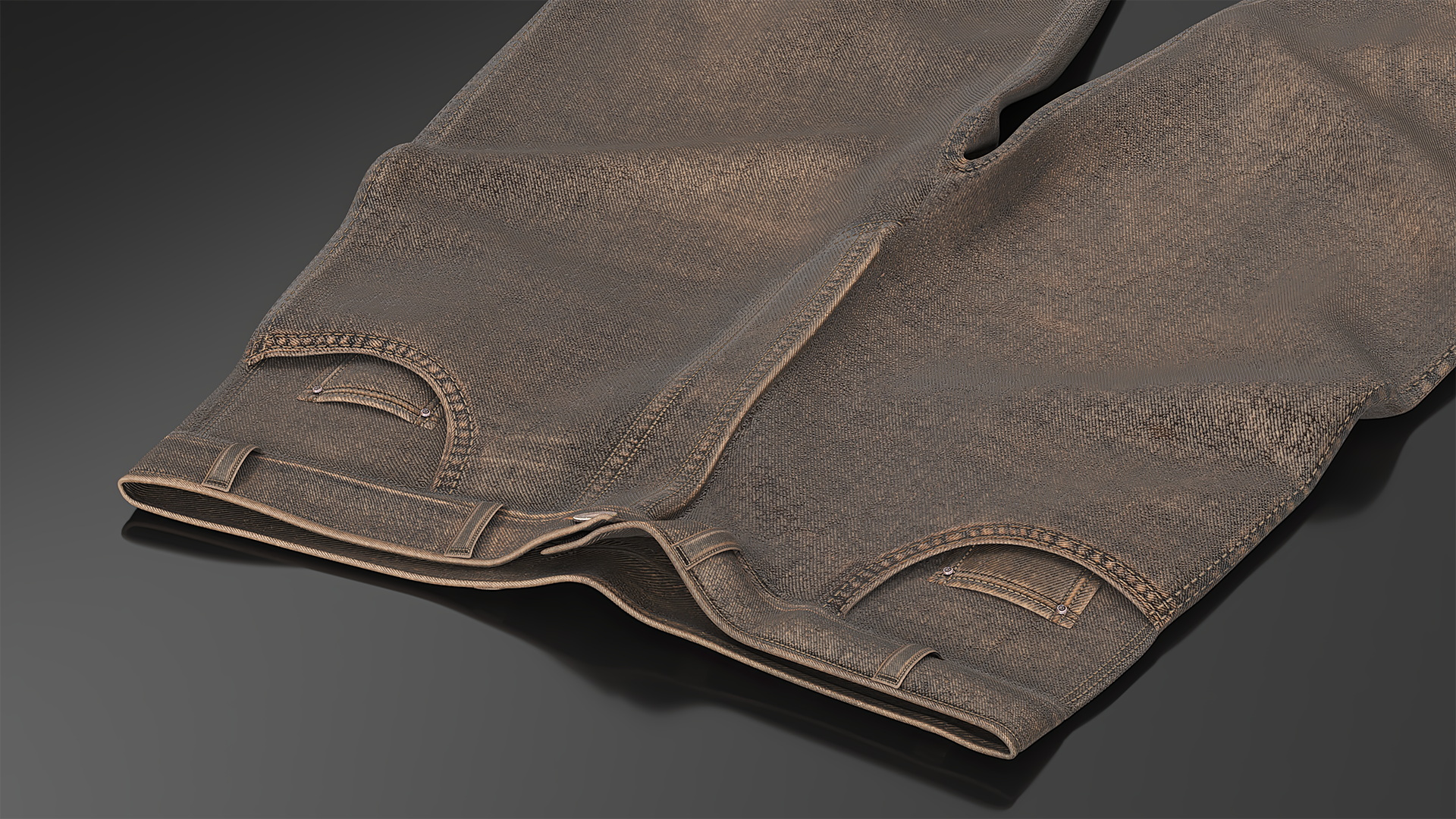 3D Denim Jeans