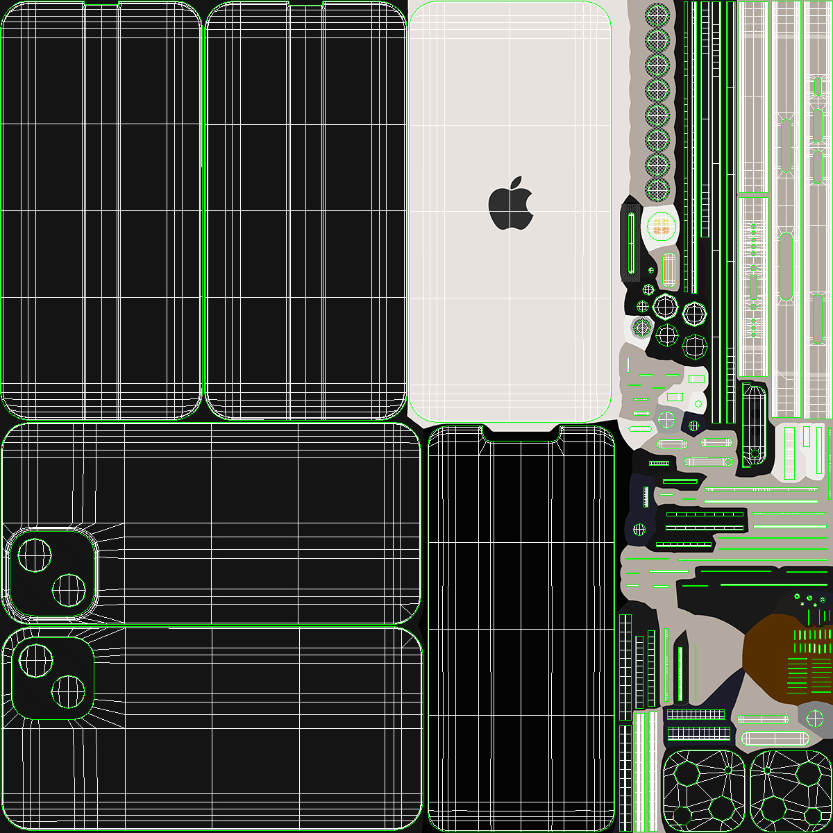 3D model Starlight Apple iPhone 13