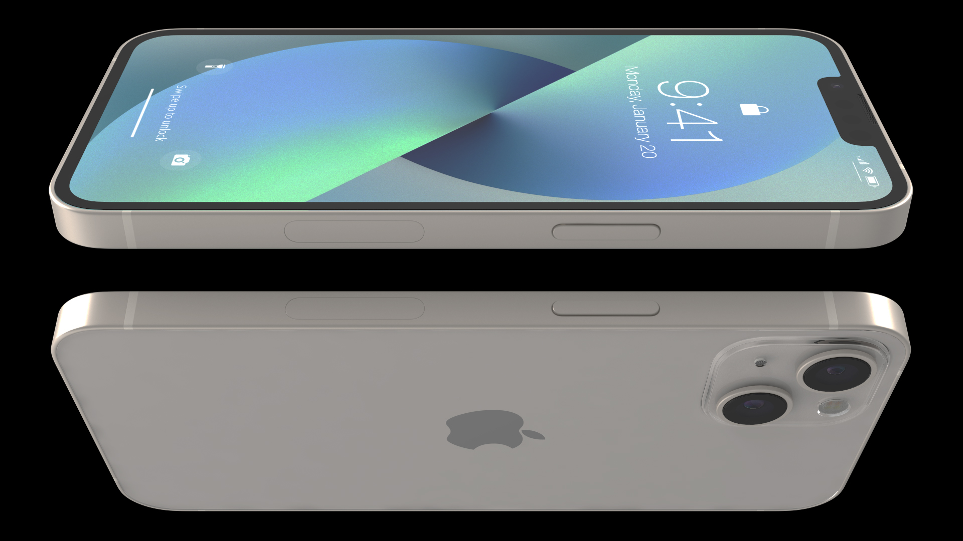 3D model Starlight Apple iPhone 13
