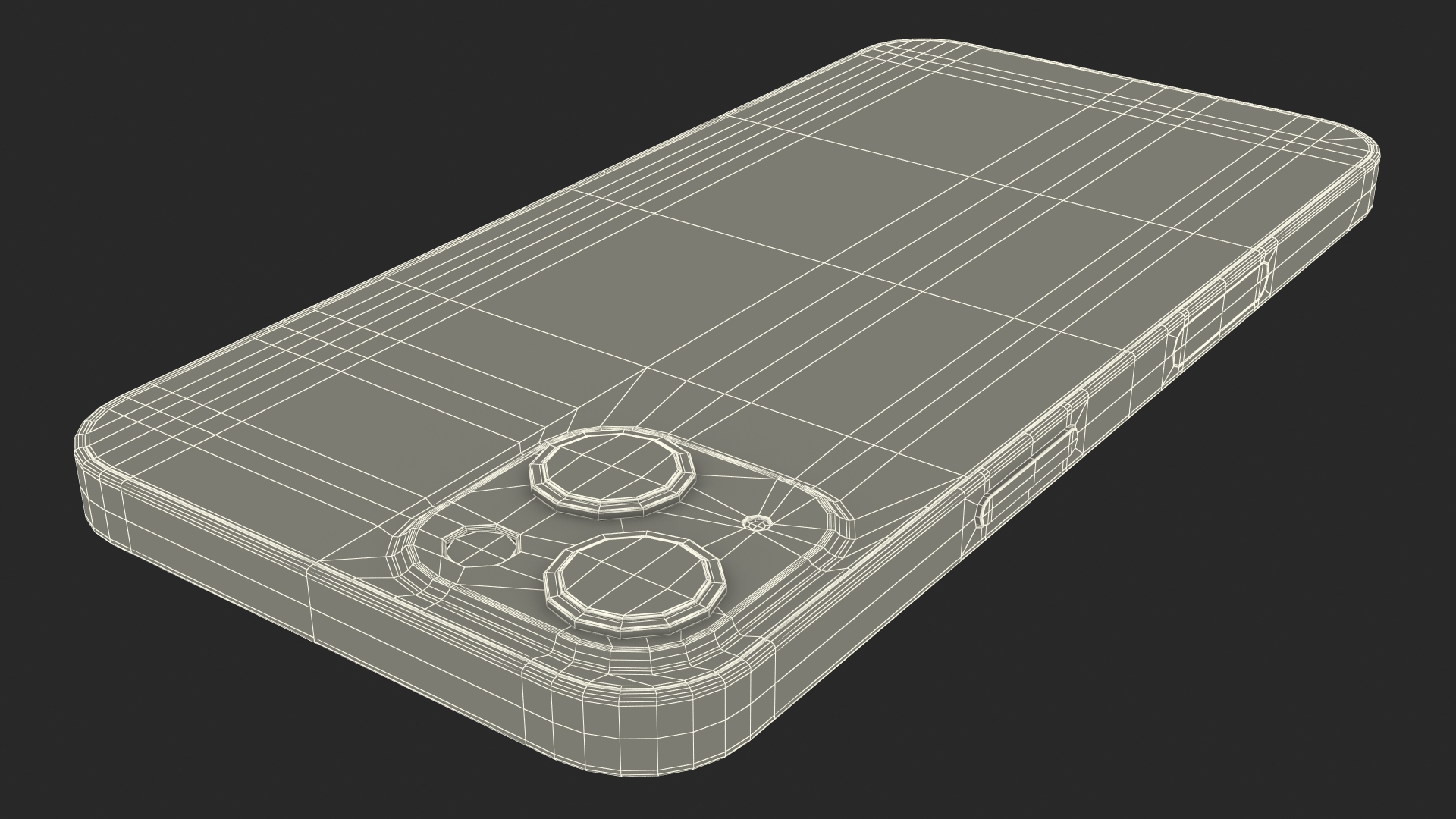 3D model Starlight Apple iPhone 13