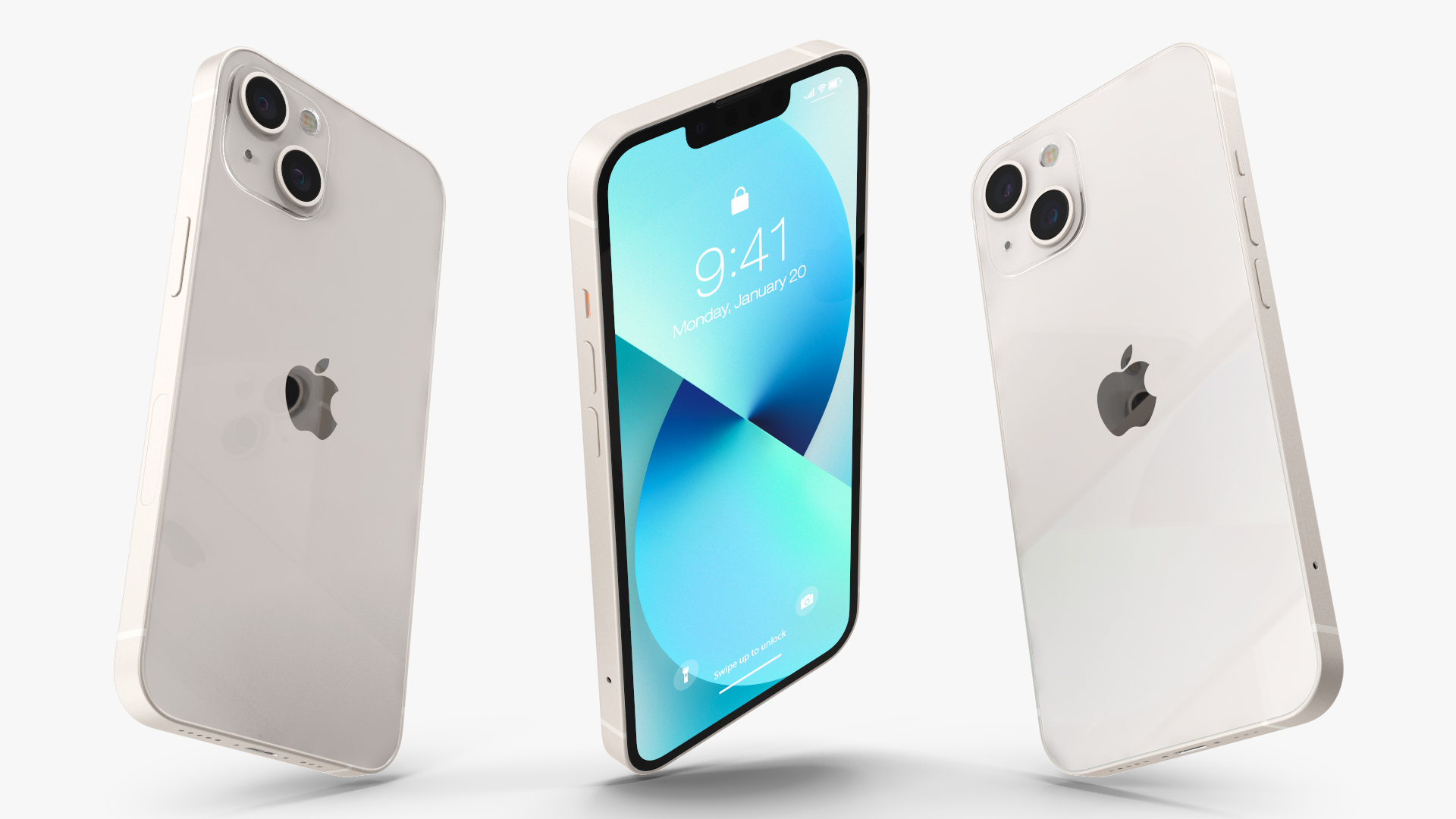 3D model Starlight Apple iPhone 13