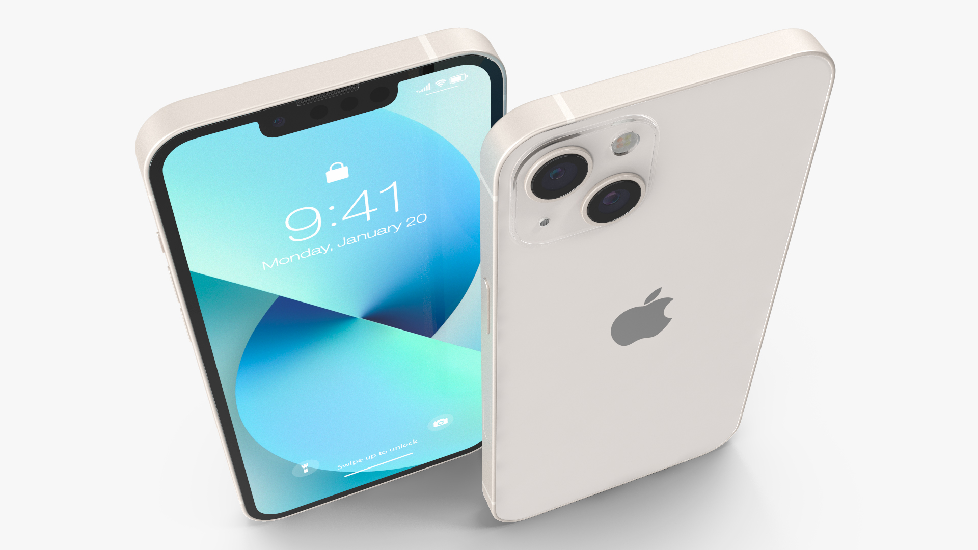 3D model Starlight Apple iPhone 13