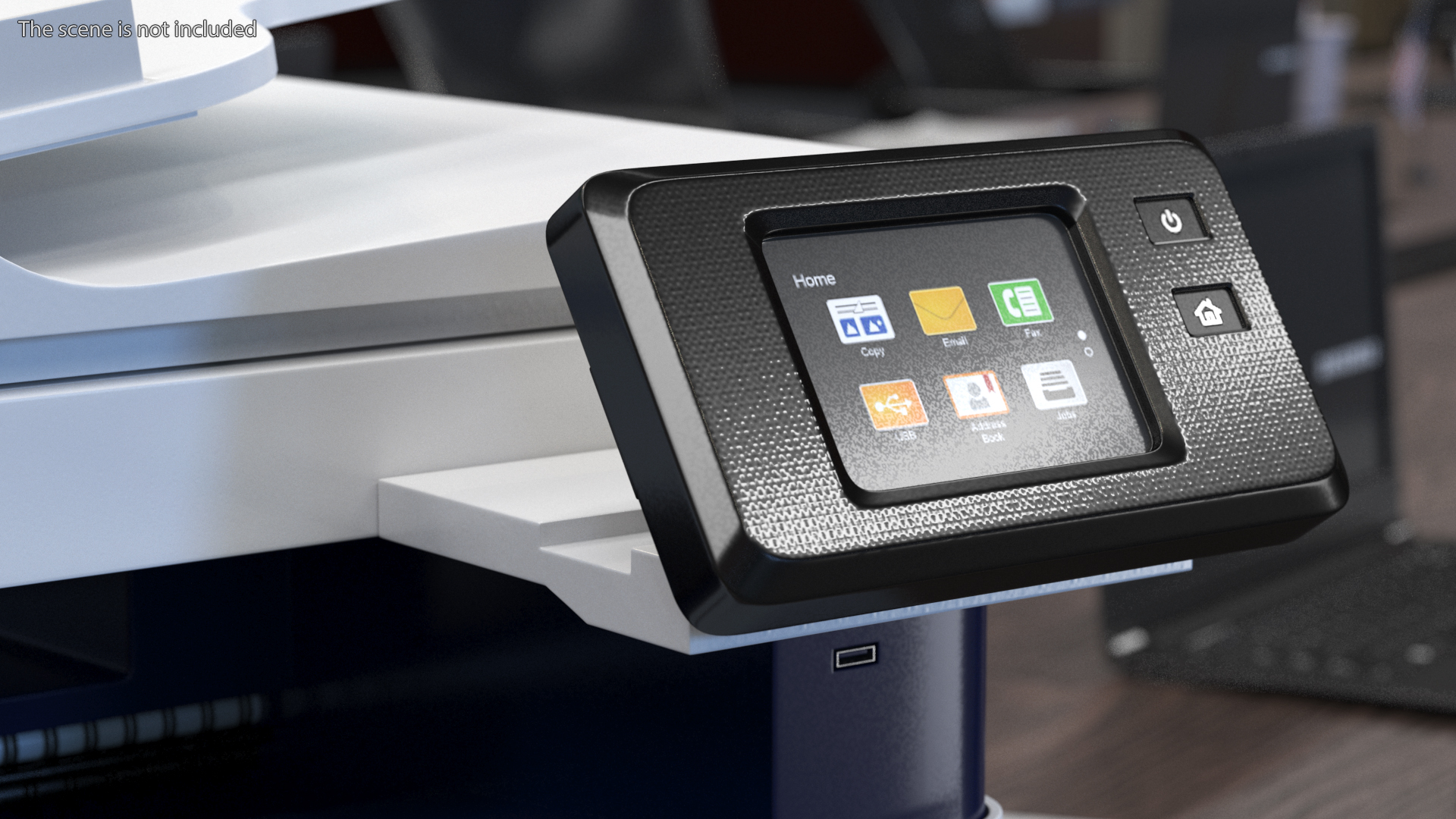 Xerox B215 Multifunction Laser Printer Power ON 3D