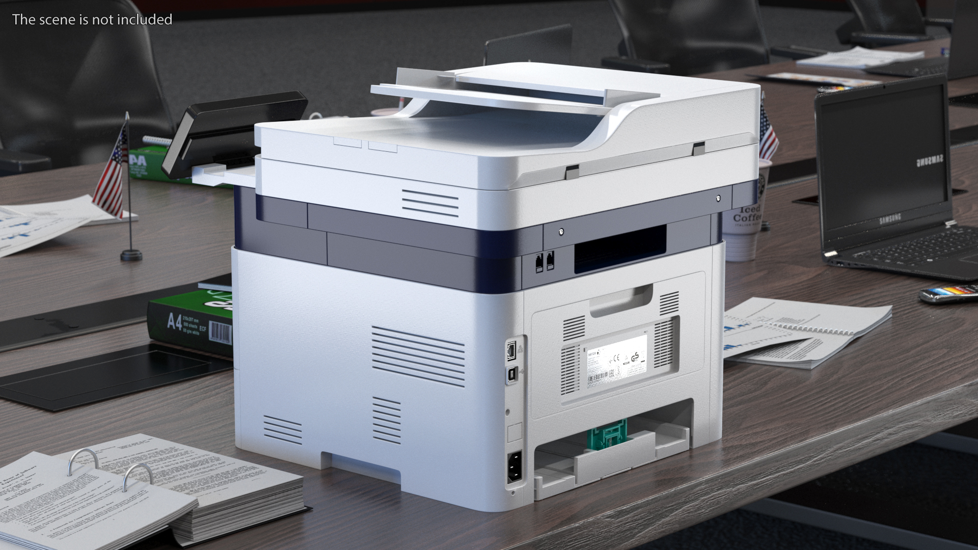 Xerox B215 Multifunction Laser Printer Power ON 3D