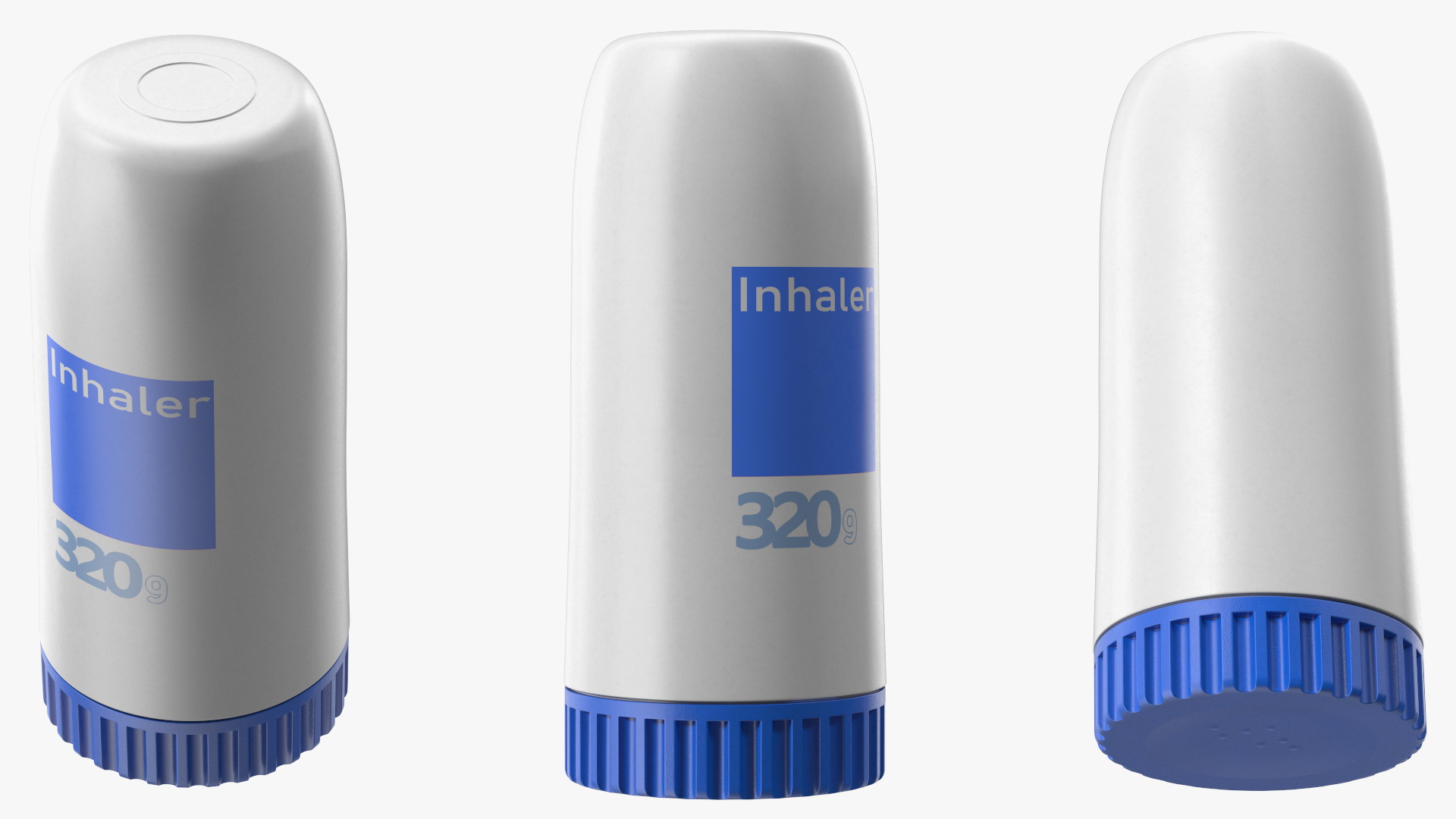 Asthma Treatment Inhaler 3D model