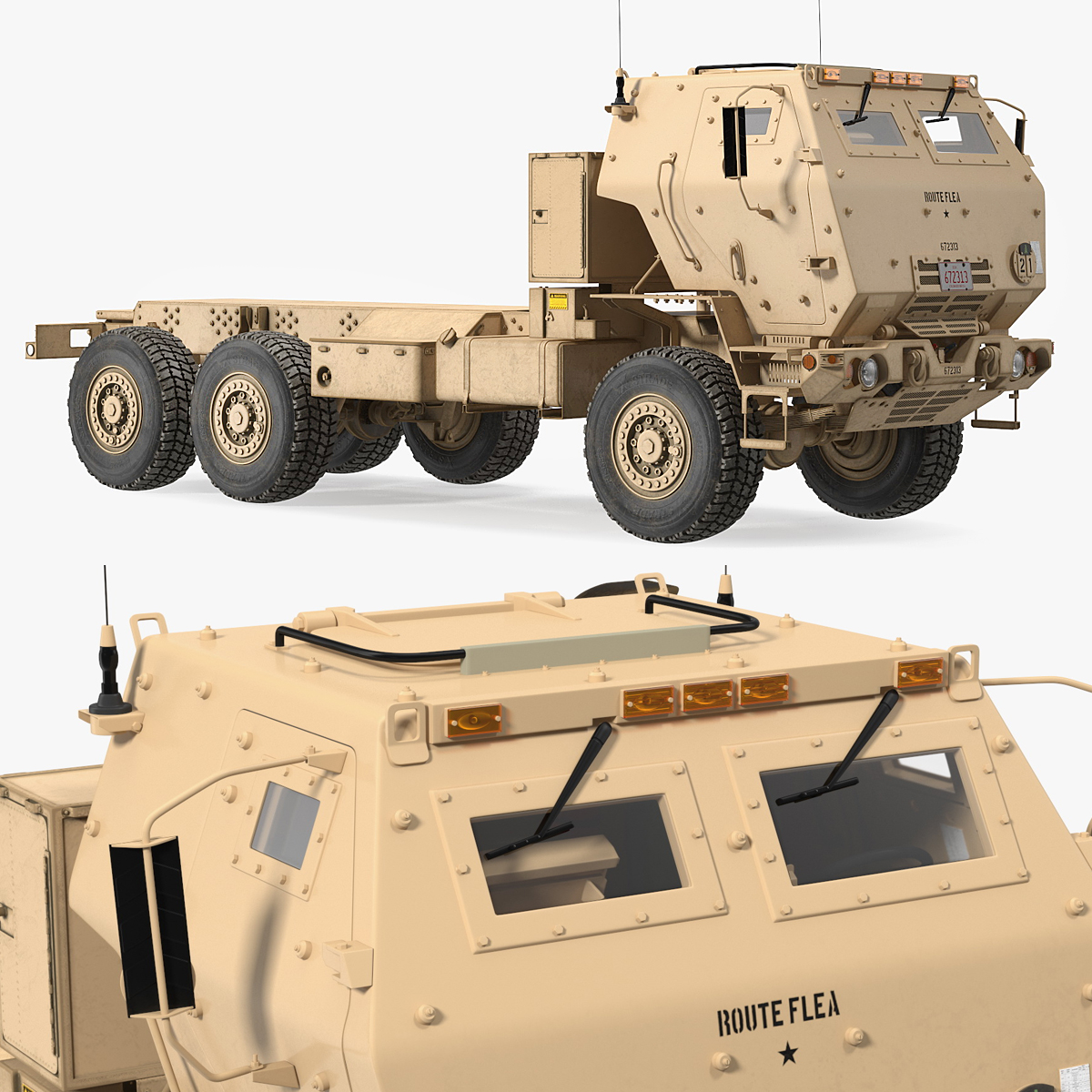 Medium Tactical Vehicle FMTV 5 Ton 6x6 Chassis Truck