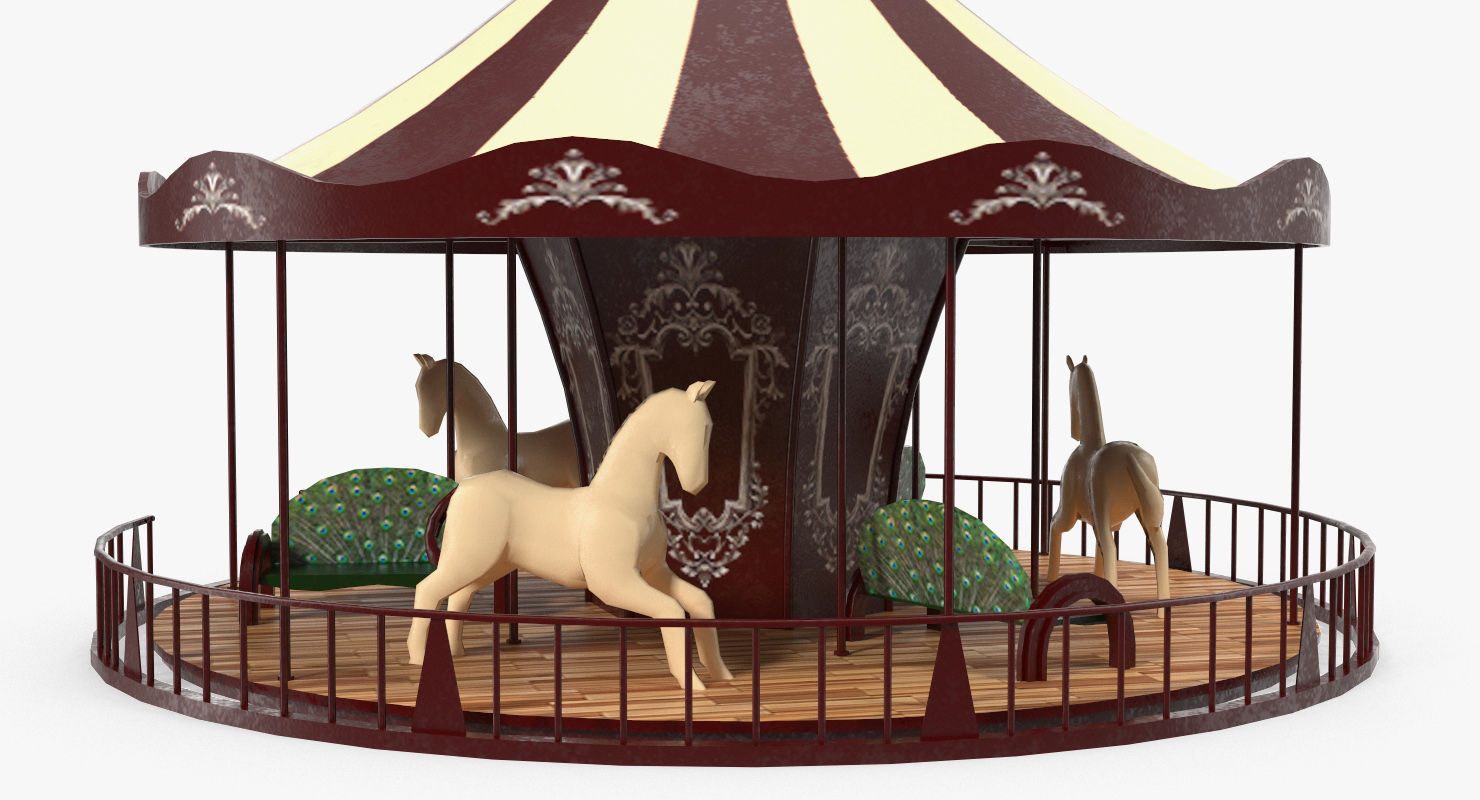 3D Vintage Carousel