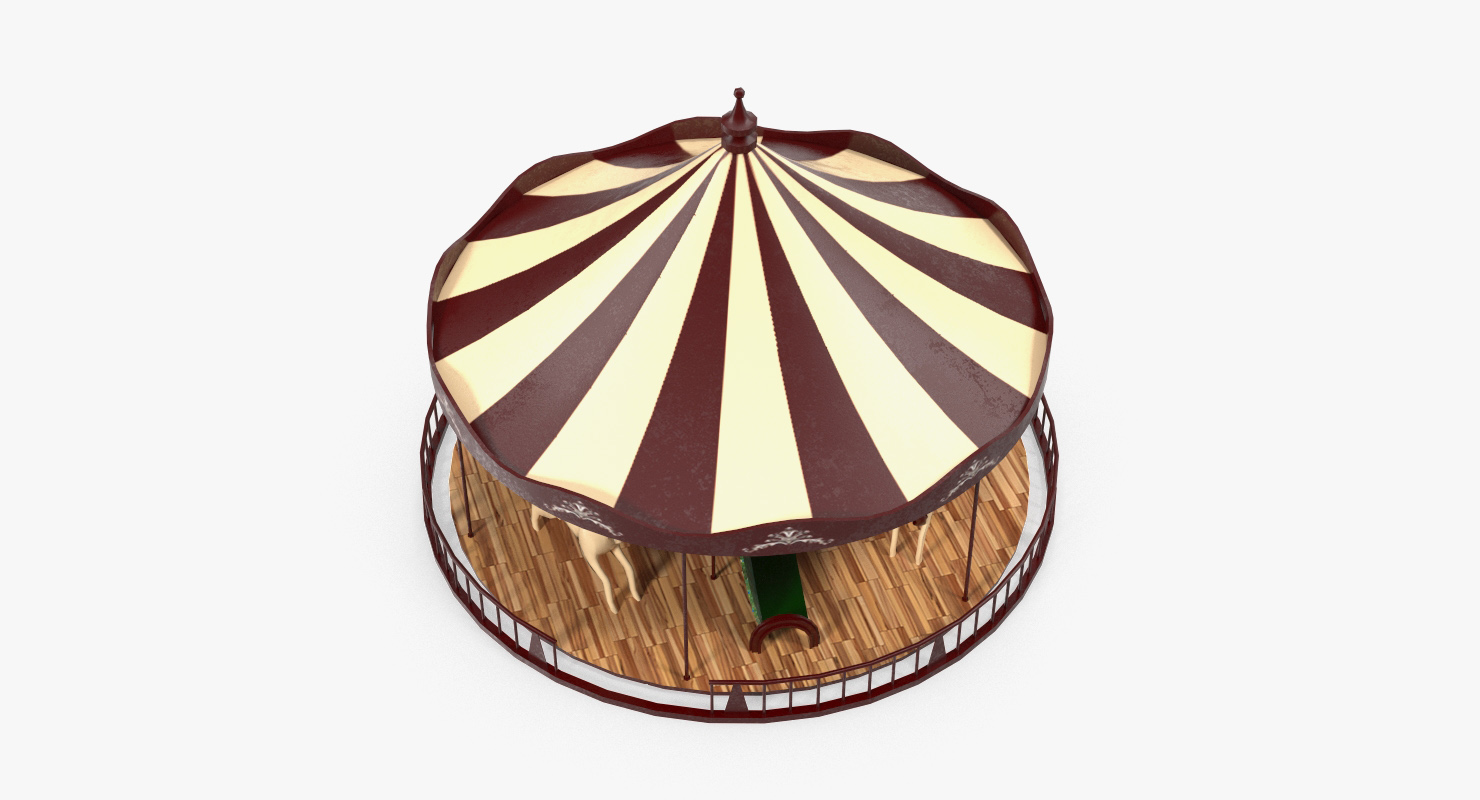 3D Vintage Carousel