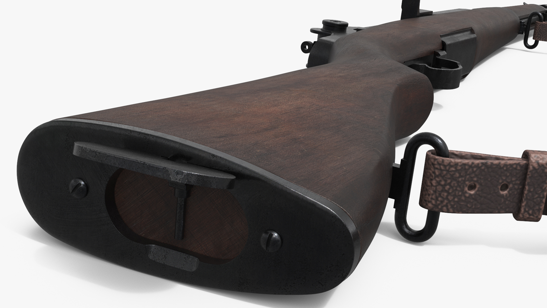 M1 Garand US Rifle with Sling Brown Old - view 9