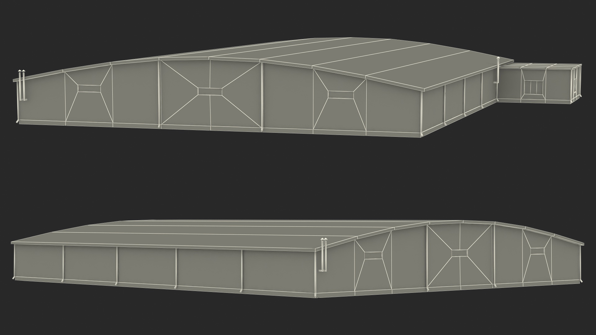 Industrial Hangar 3D
