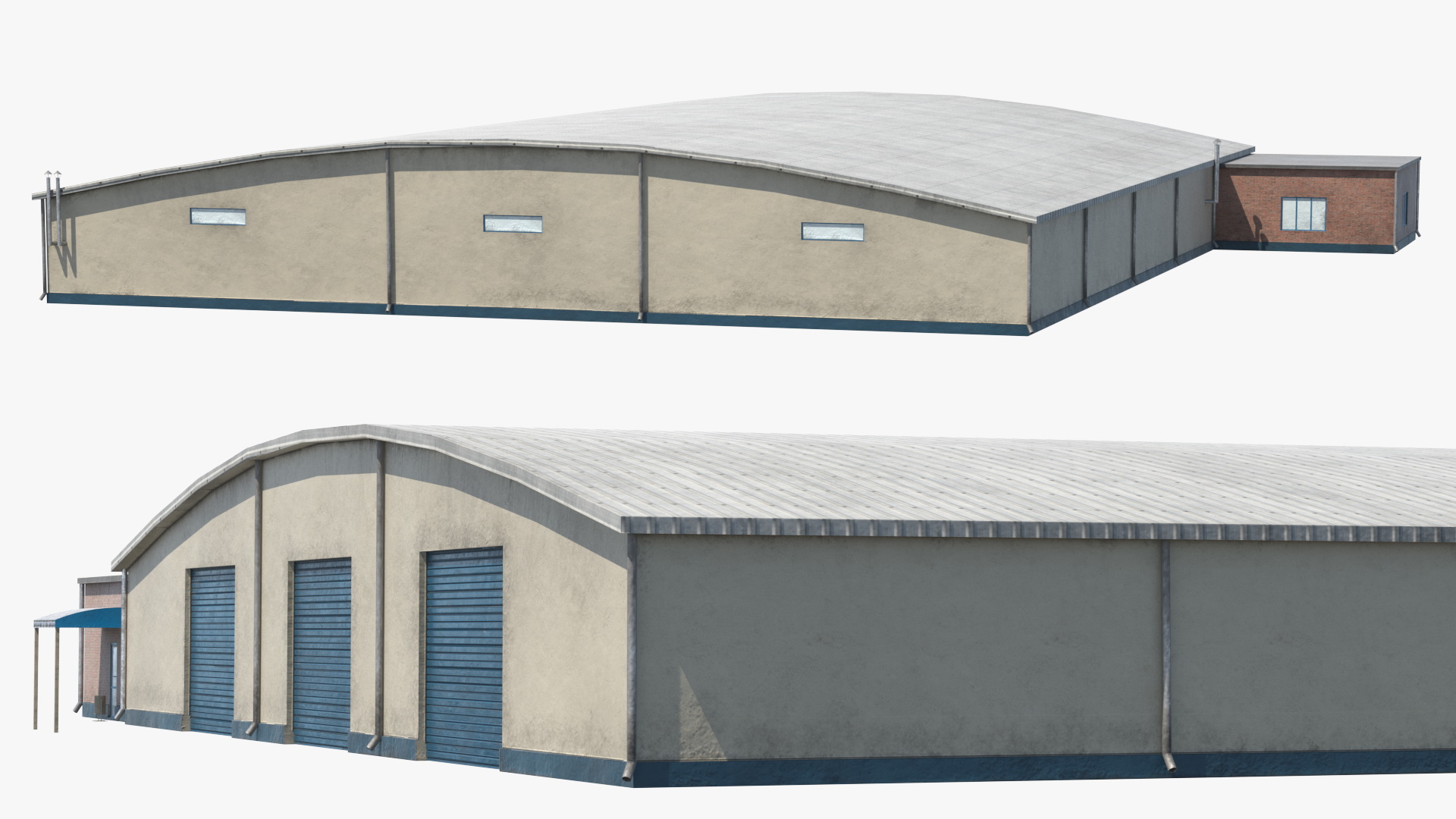 Industrial Hangar 3D