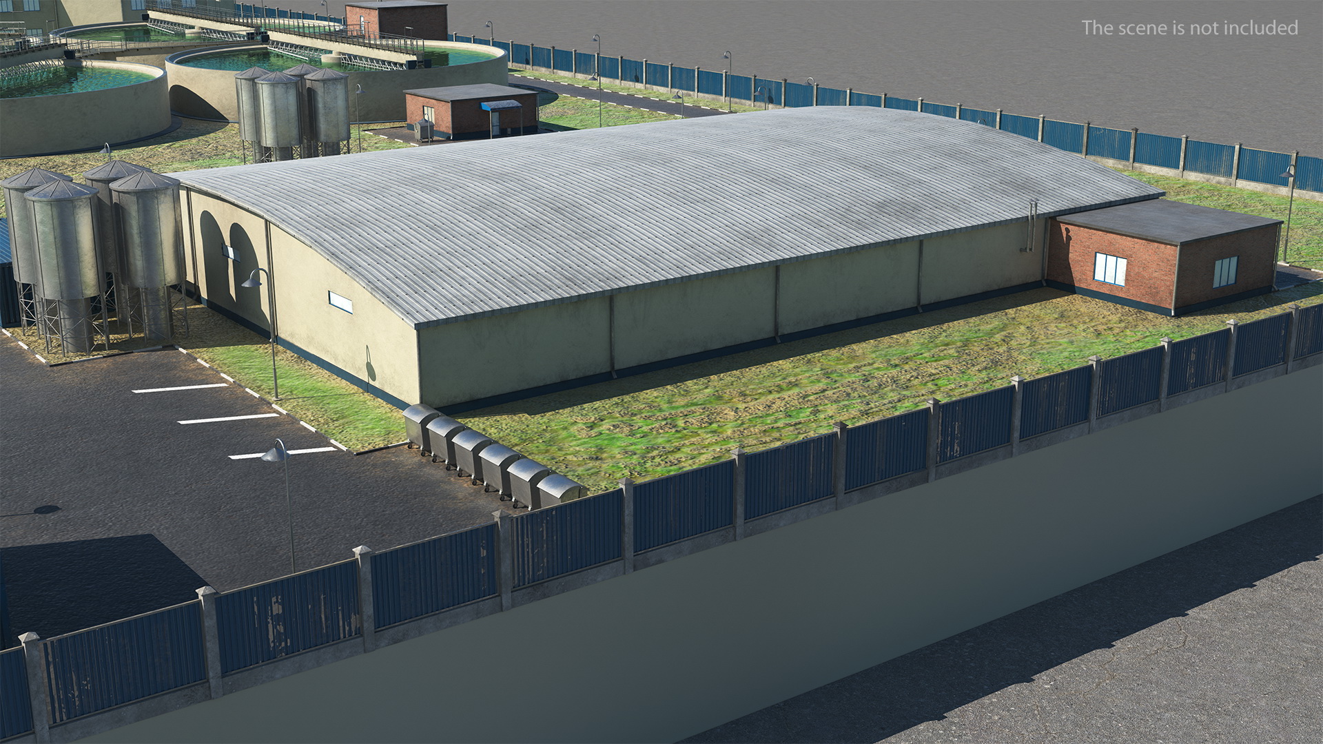 Industrial Hangar 3D