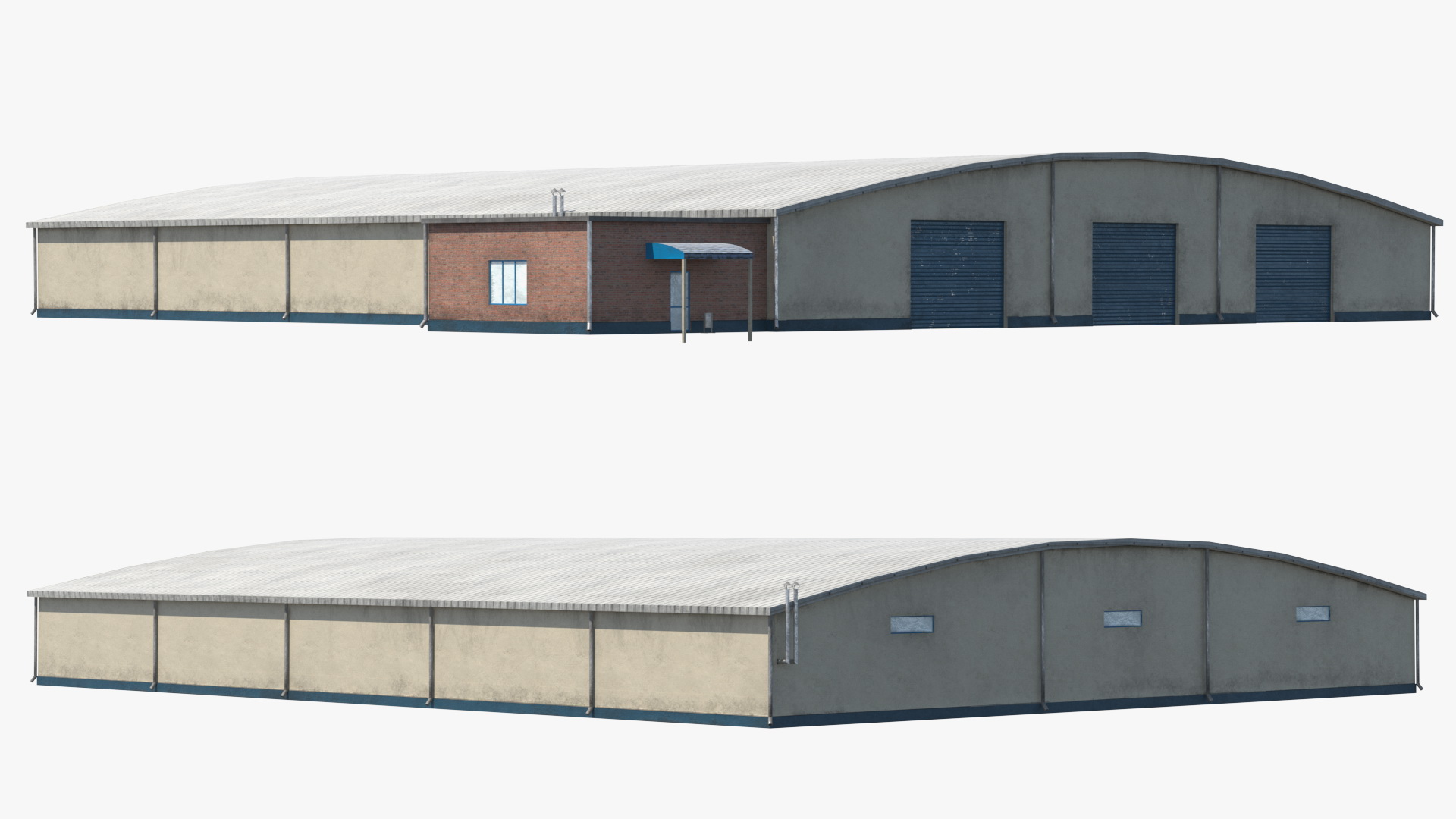 Industrial Hangar 3D