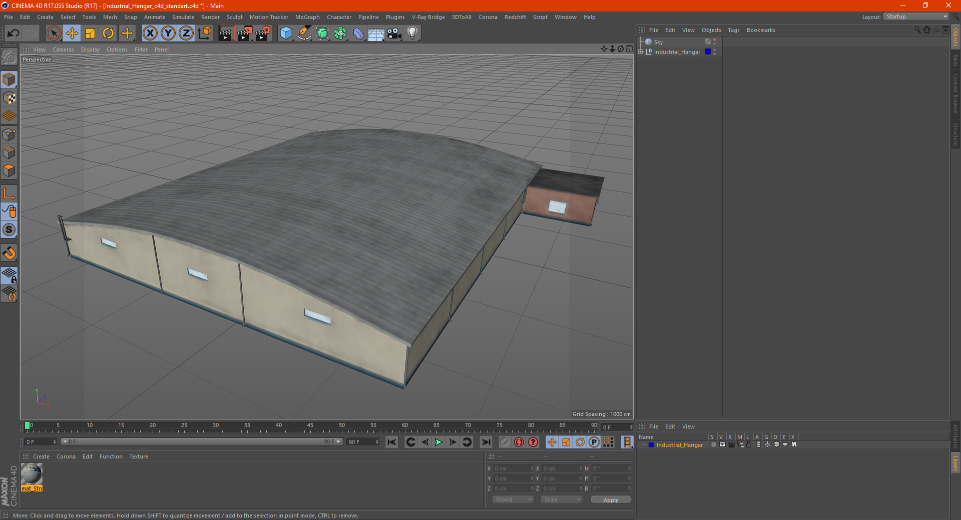 Industrial Hangar 3D