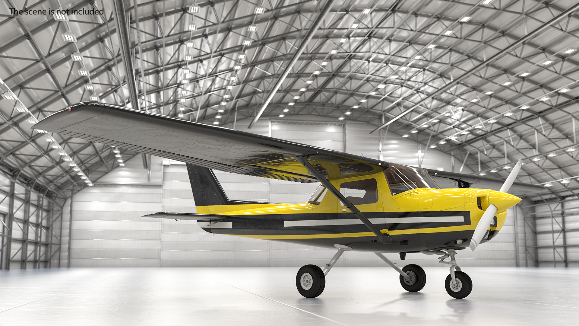 3D Light Single Engine Aircraft Generic