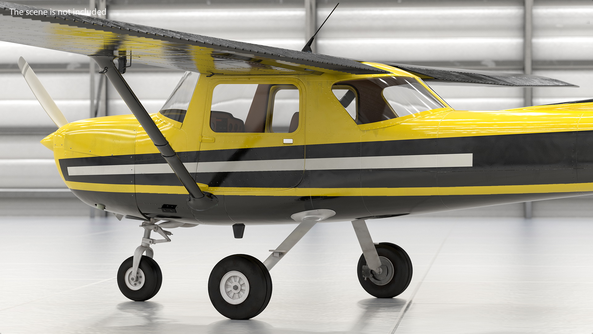 3D Light Single Engine Aircraft Generic