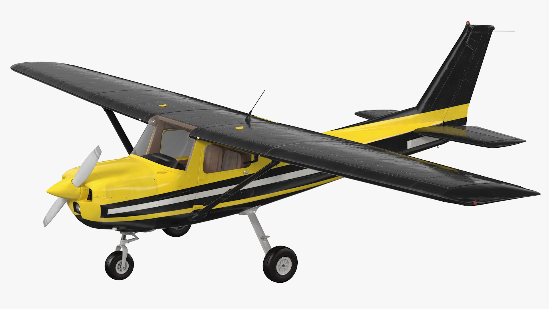 3D Light Single Engine Aircraft Generic