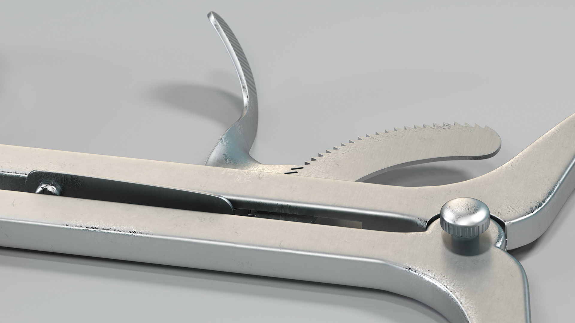 3D model Stainless Steel Molt Mouth Gag
