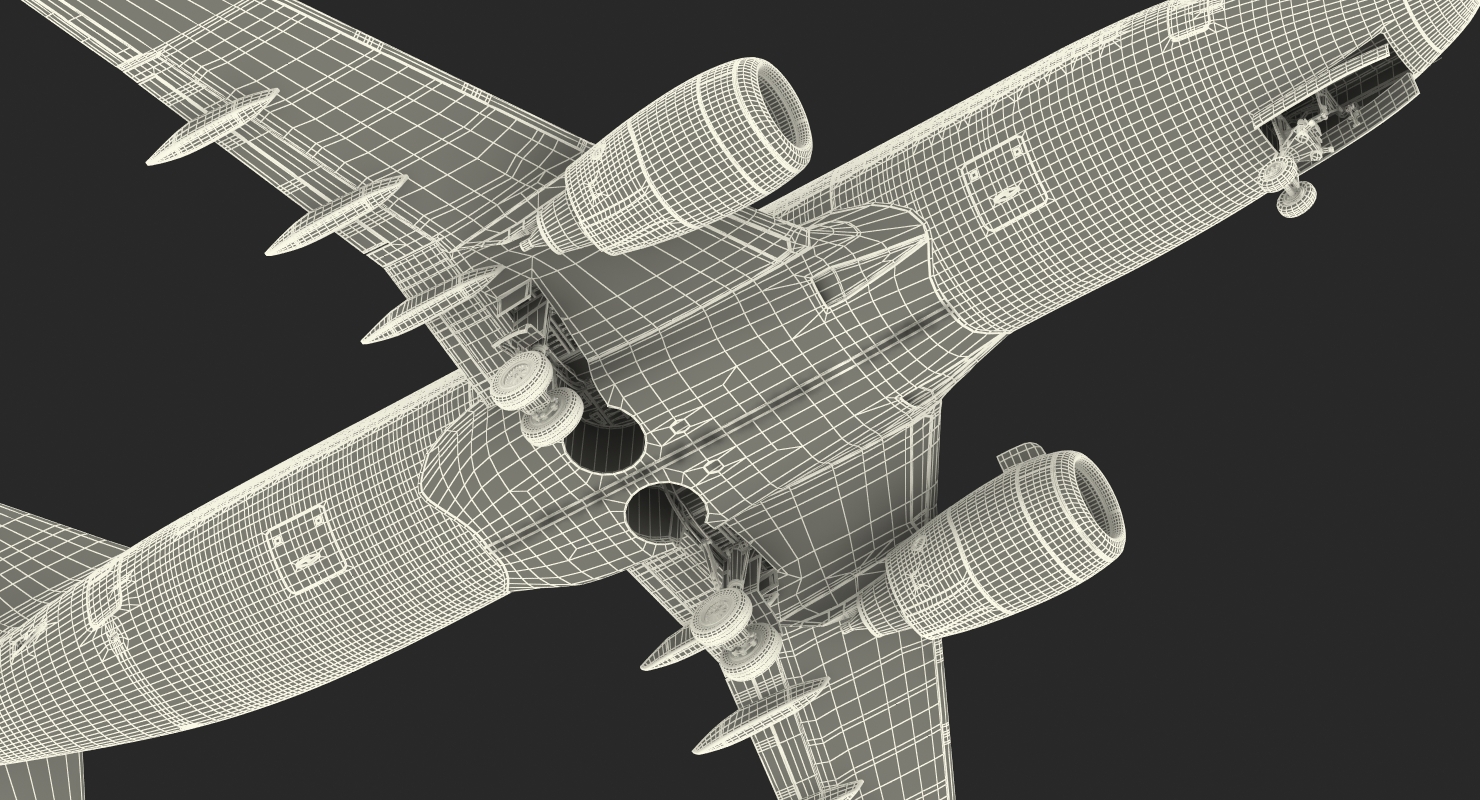 Boeing 737 700 Ryanair Rigged 3D model